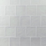 Country 5x5 Silver Glossy Square Tile