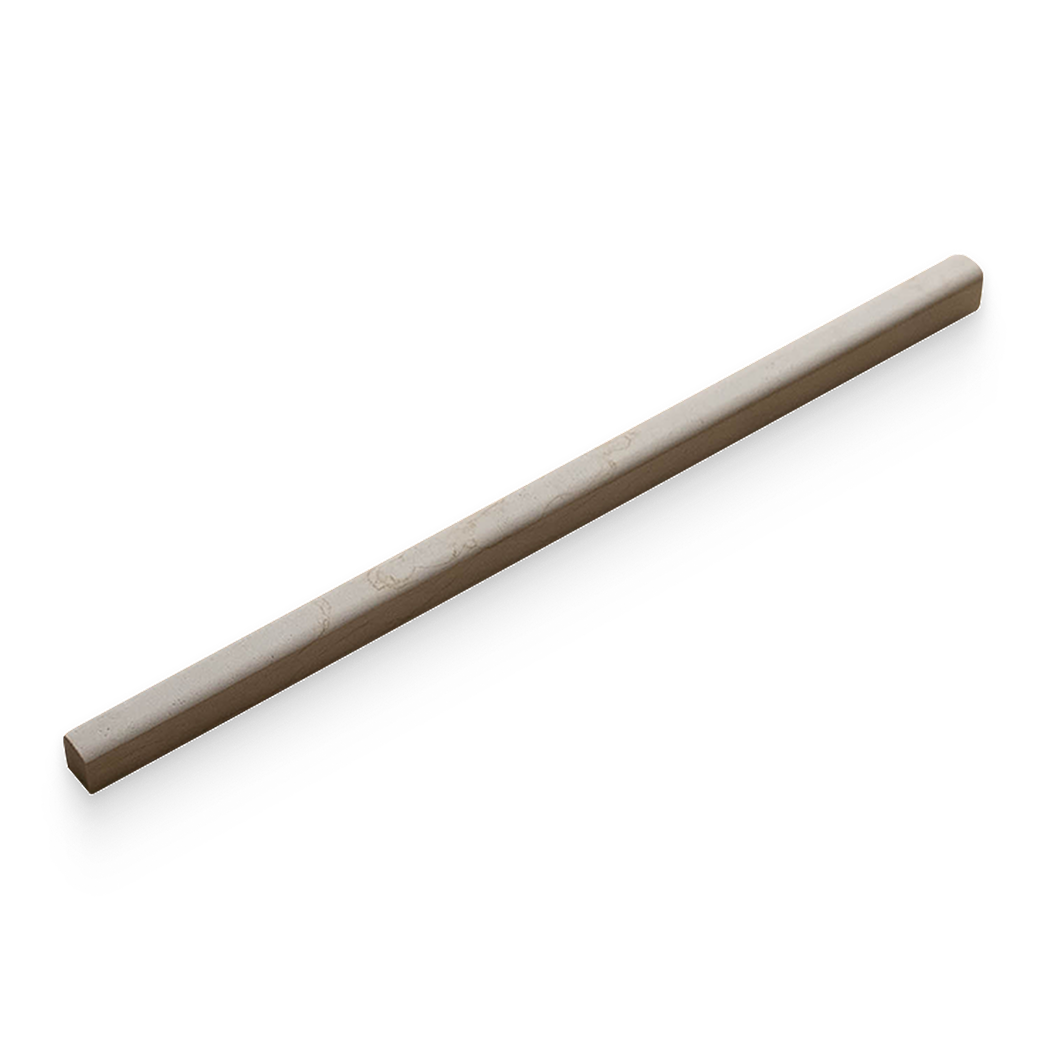 0.5x12 Caliza Capri Honed Pencil Trim
