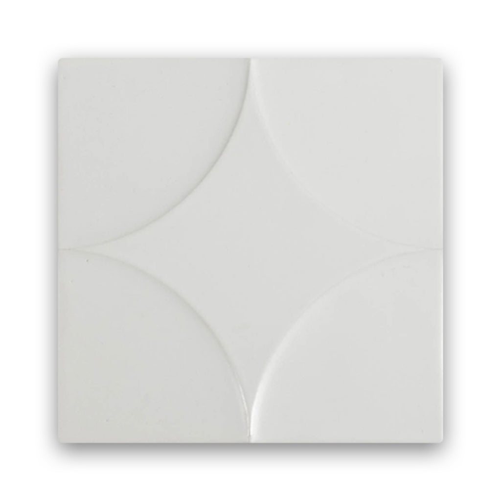 Akuza 6x6 Day Matte - Relief Square Tile