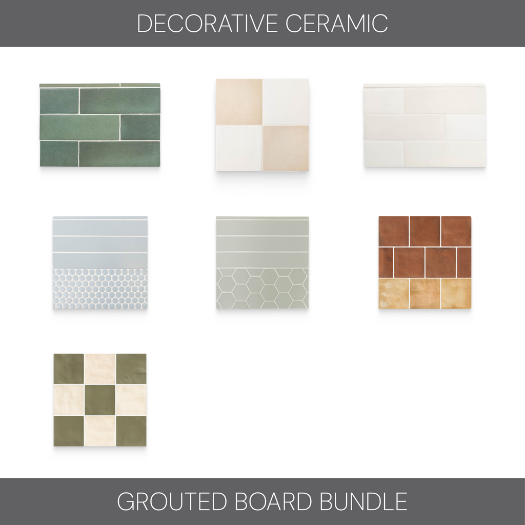 Decorative Ceramic Grouted Board Bundle