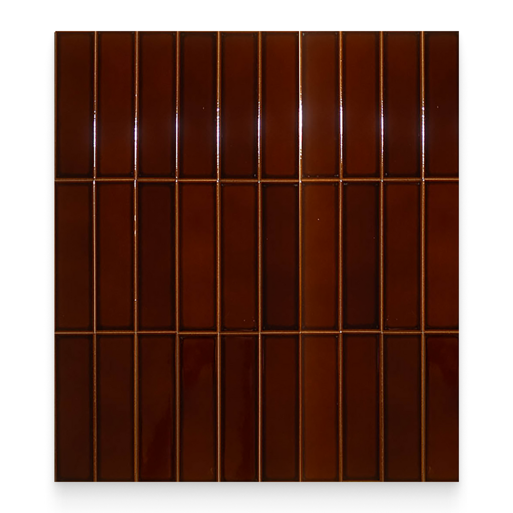 Eigo 2.5x9 Tea Leaves Glossy Rectangle Tile