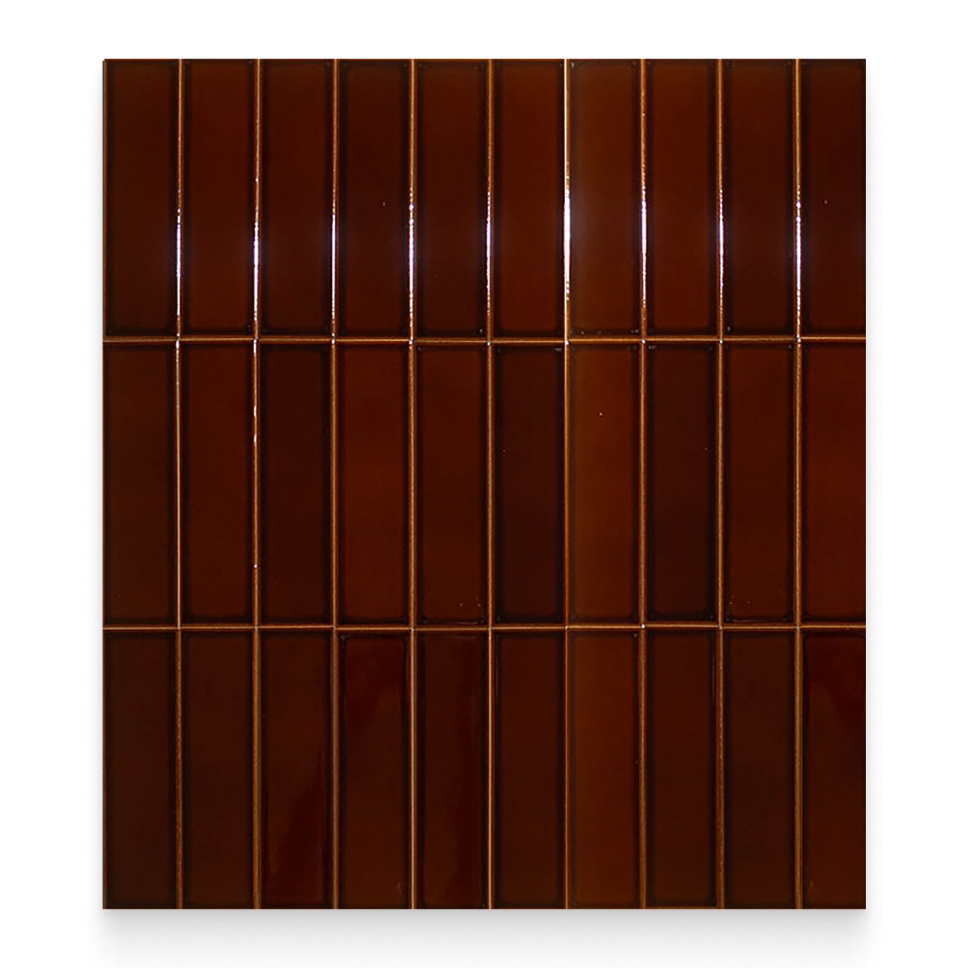 Eigo 2.5x9 Tea Leaves Glossy Rectangle Tile