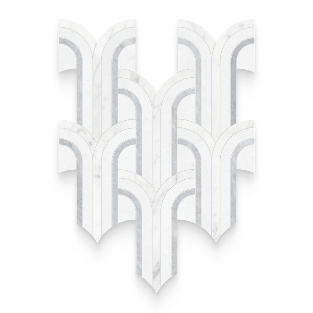 Flair Dove Honed Mosaic