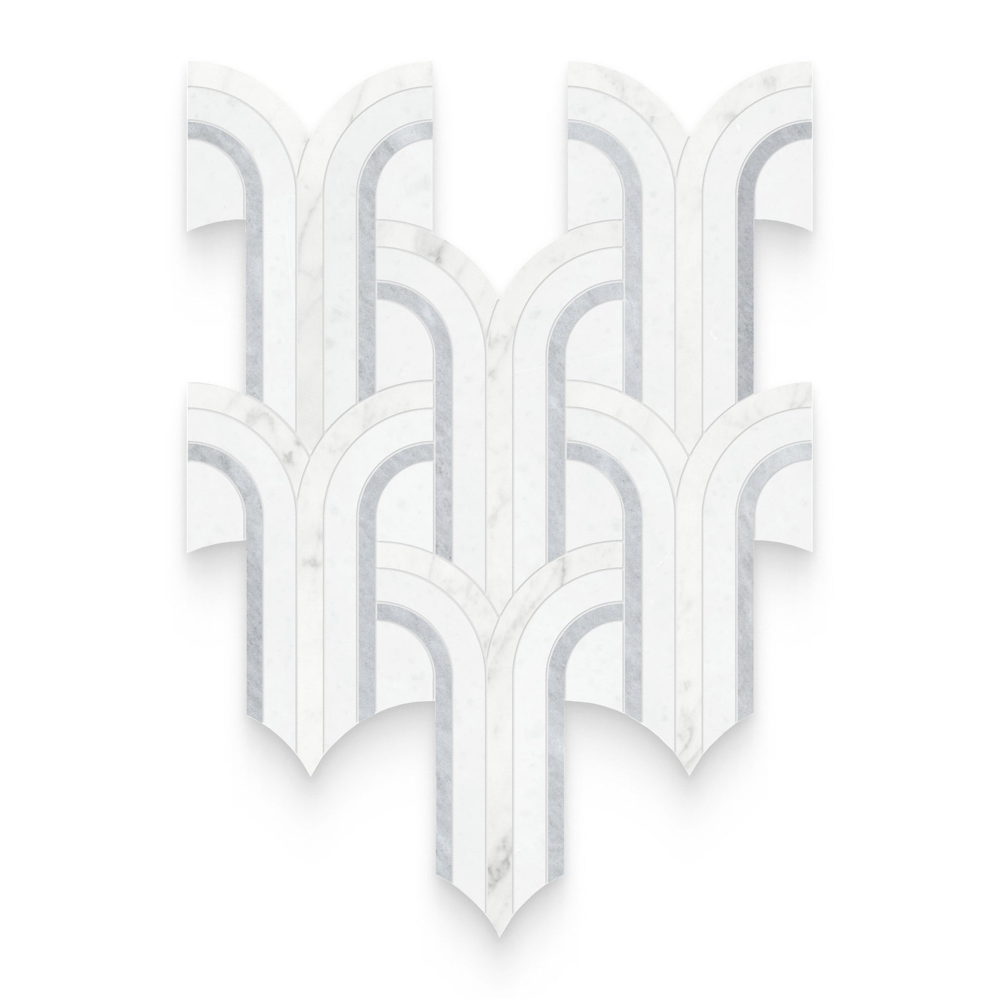 Flair Dove Honed Mosaic