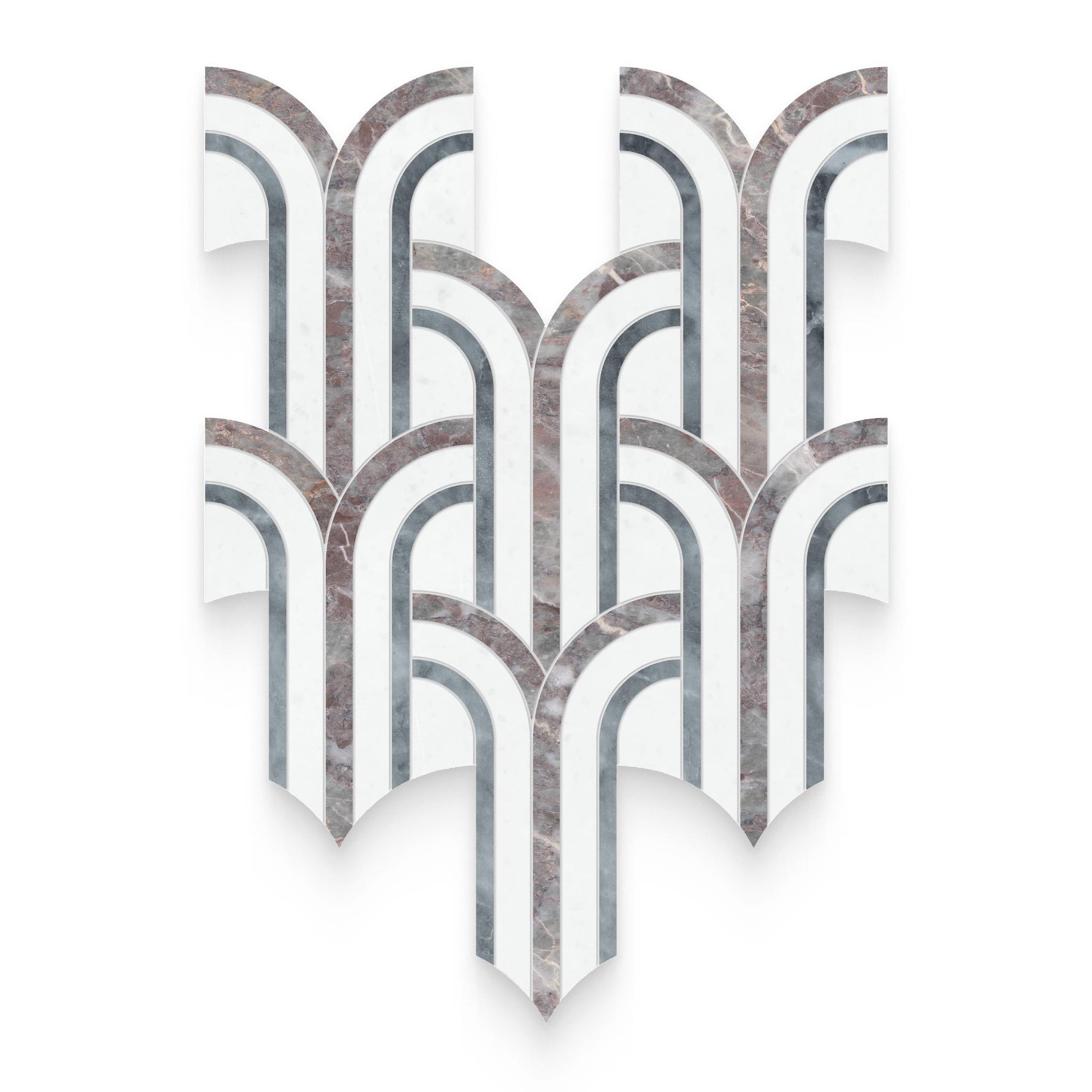 Flair Blush Honed Mosaic