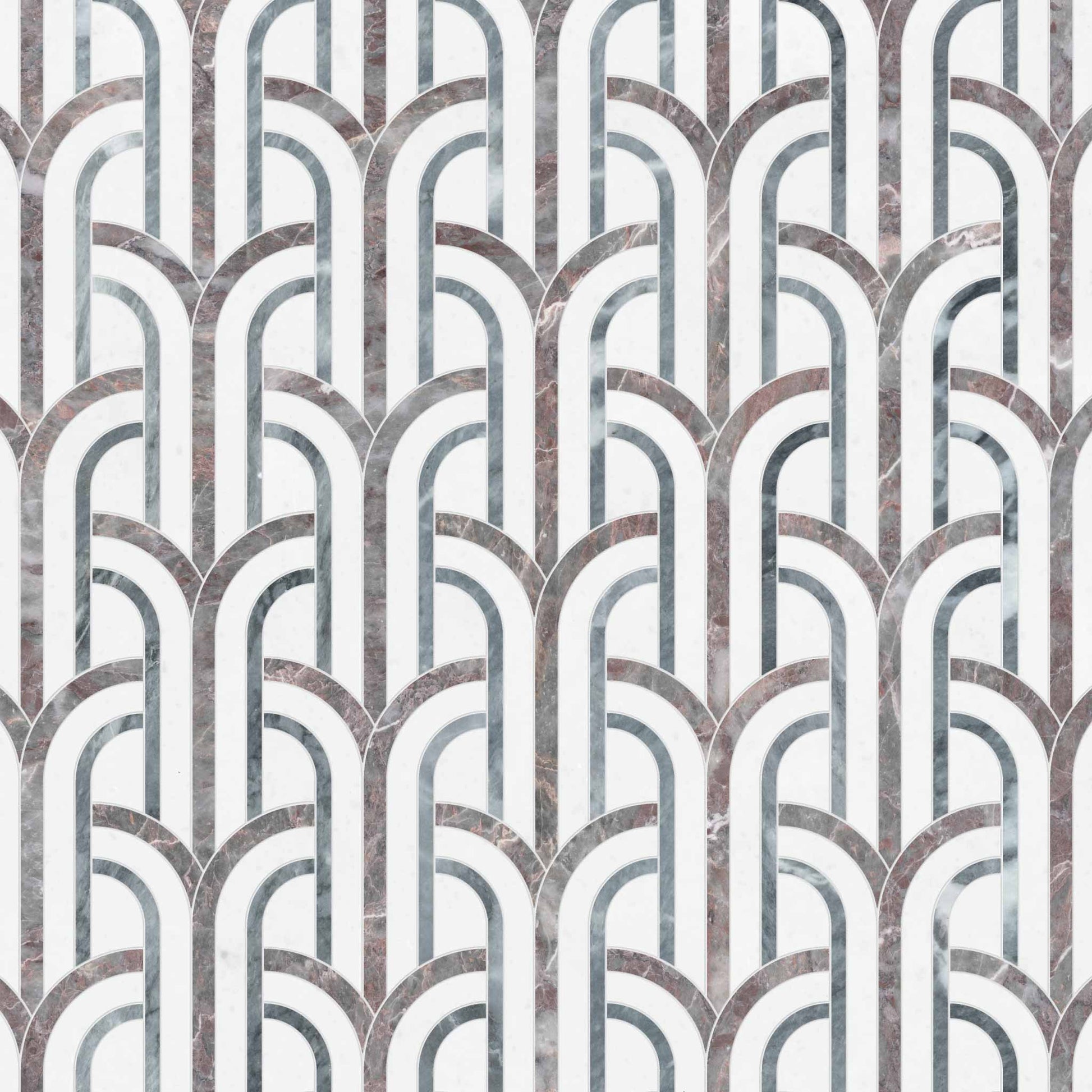 Flair Blush Honed Mosaic