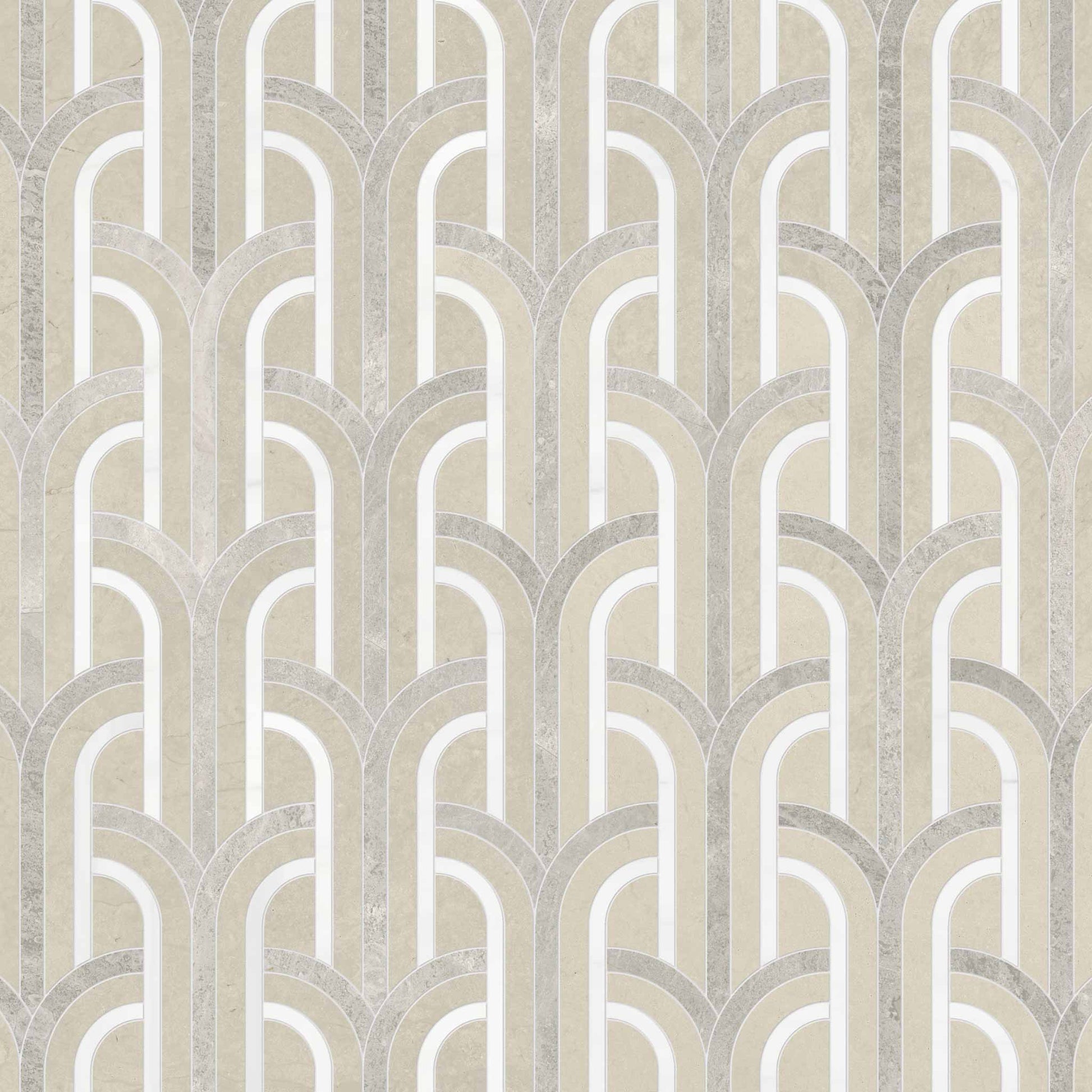 Flair Clay Honed Mosaic