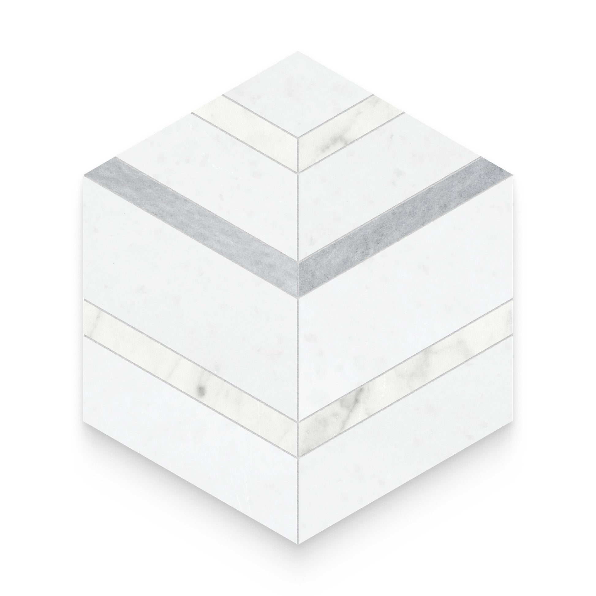 Flow Dove Honed Mosaic