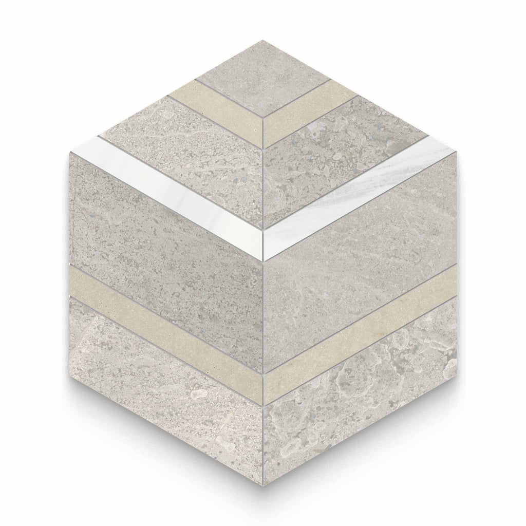 Flow Clay Honed Mosaic