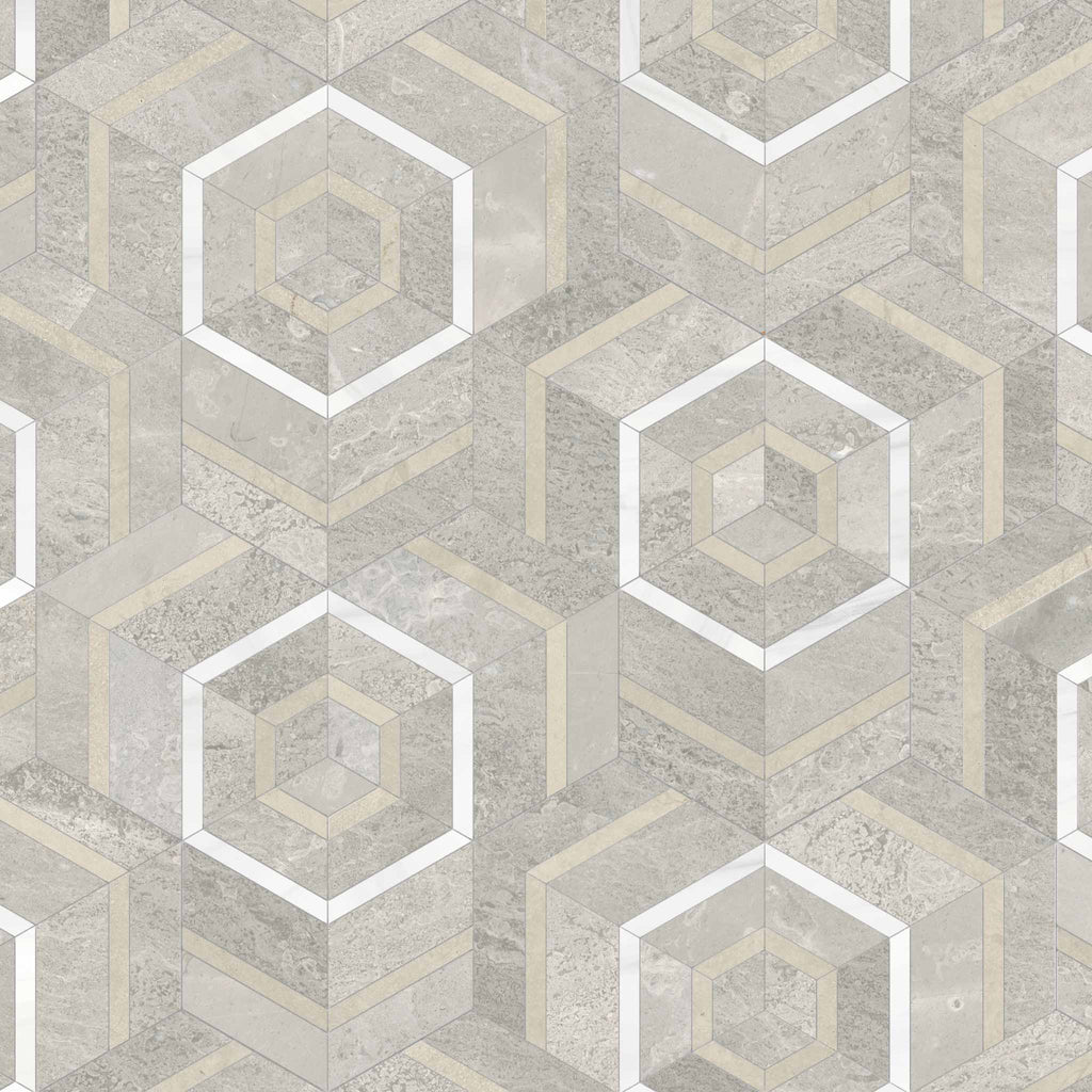 Flow Clay Honed Mosaic