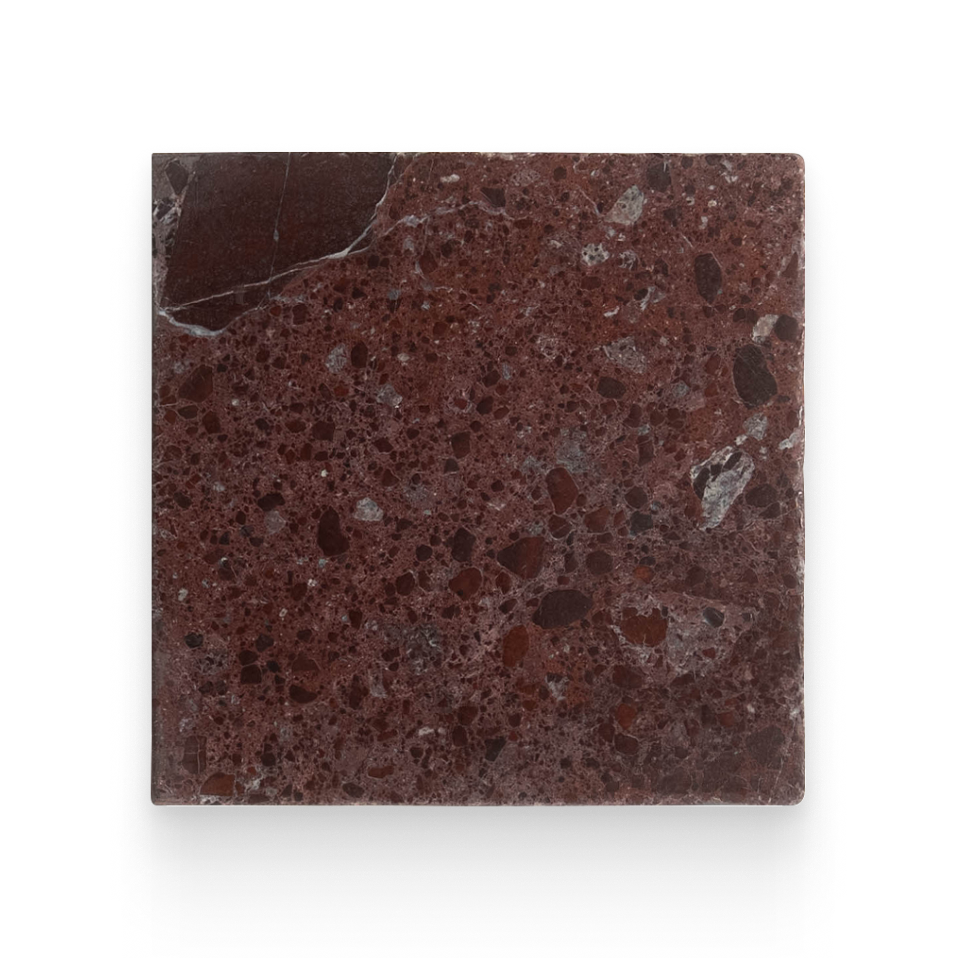 Avant Garde 12x12 Breccia Vino Modern Tumbled Square Tile
