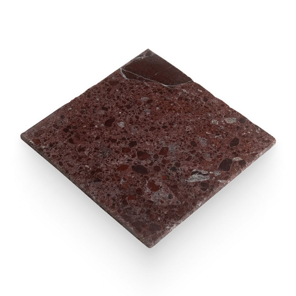 Avant Garde 12x12 Breccia Vino Modern Tumbled Square Tile