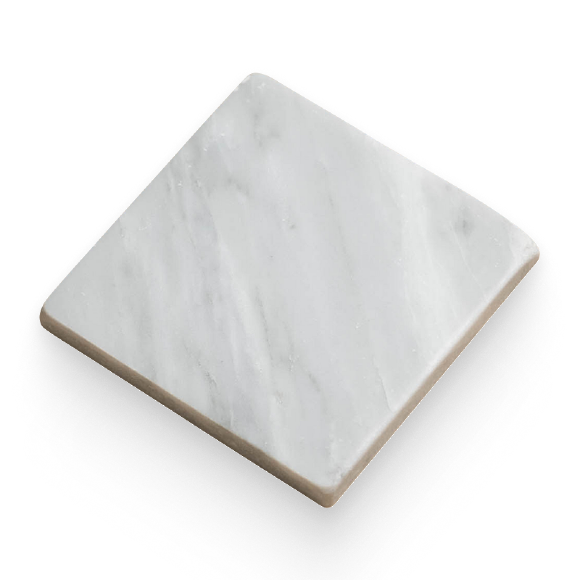 Avant Garde 4x4 Bianco Bello Modern Tumbled Square Tile