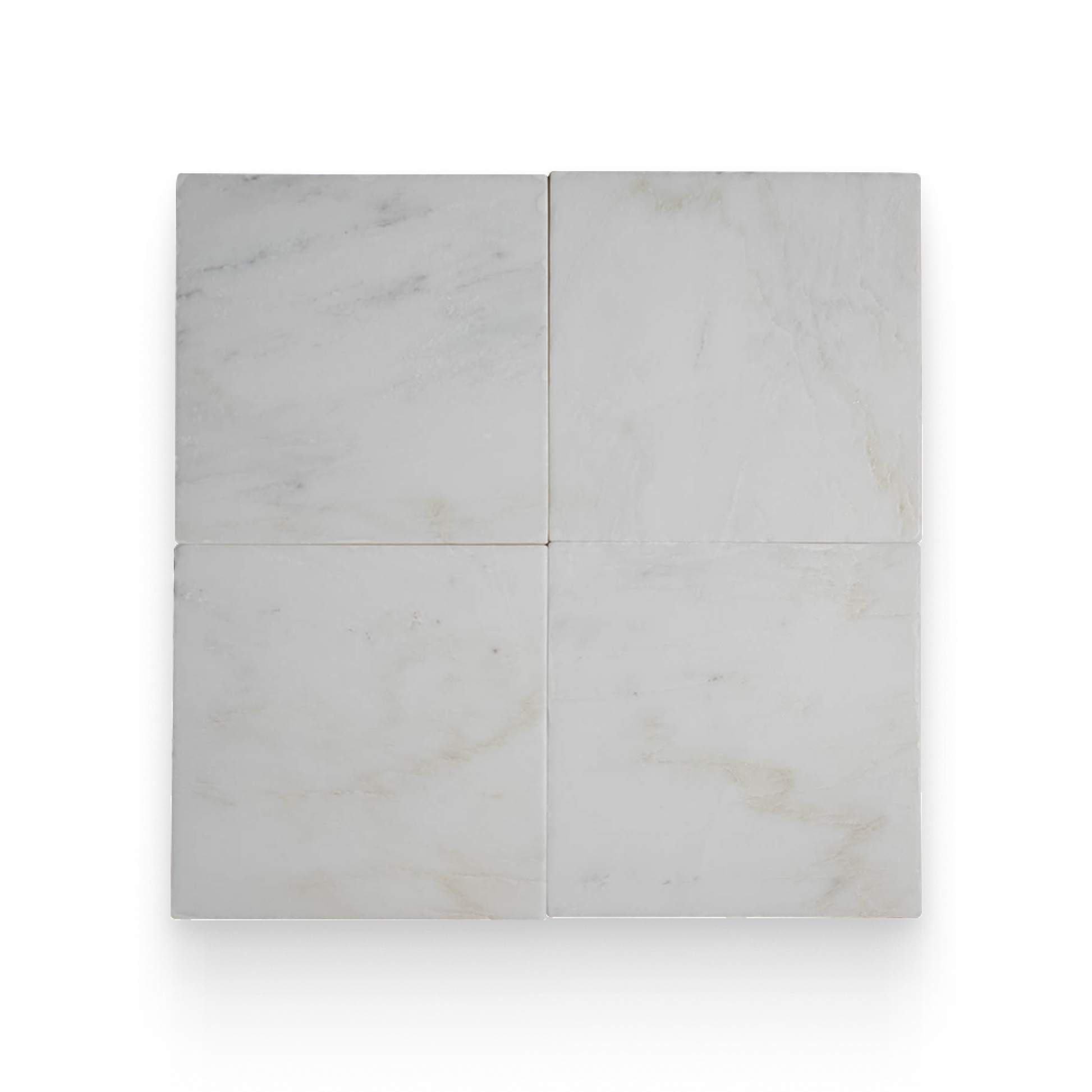 Avant Garde 12x12 Bianco Bello Modern Tumbled Square Tile