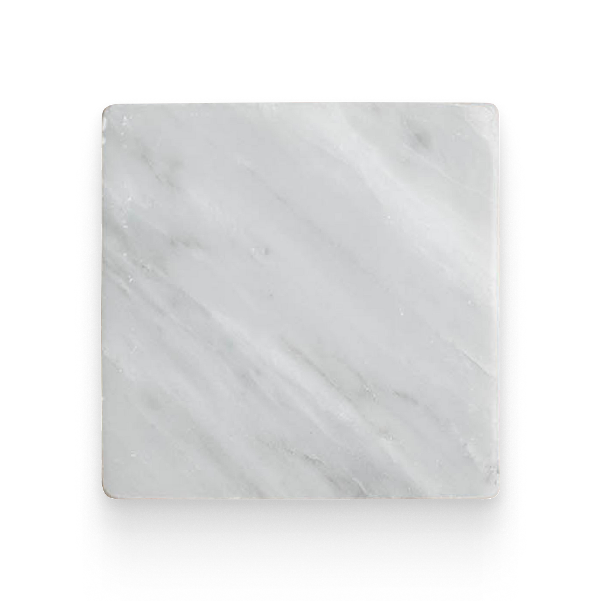 Avant Garde 4x4 Bianco Bello Modern Tumbled Square Tile