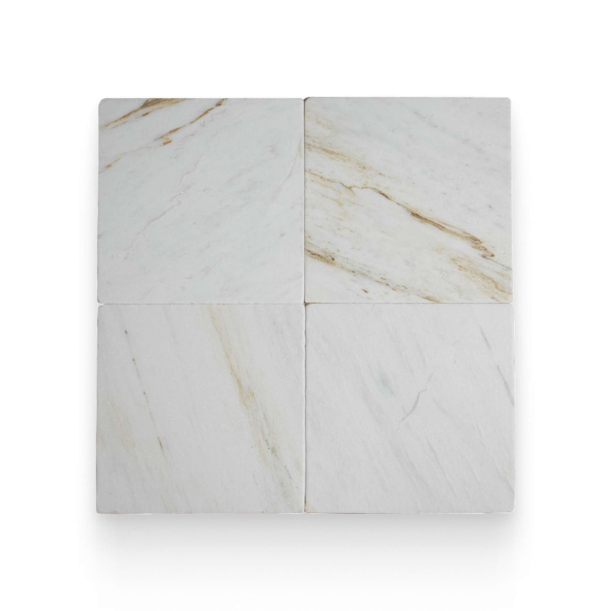 Avant Garde 12x12 Daphne White Modern Tumbled Square Tile