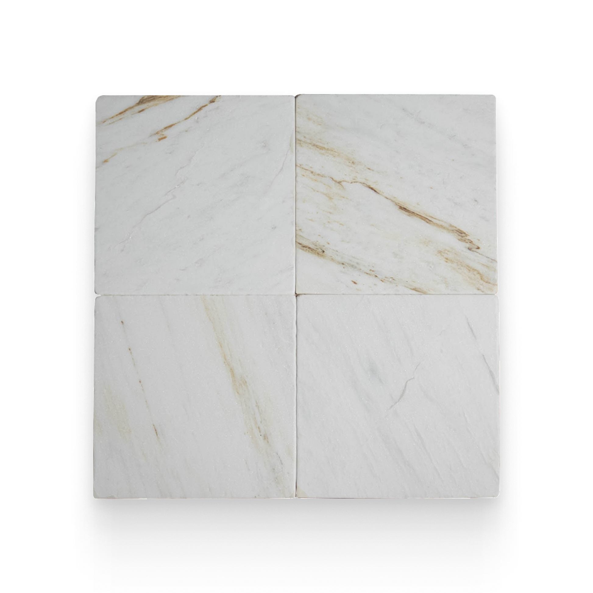 Avant Garde 12x12 Daphne White Modern Tumbled Square Tile
