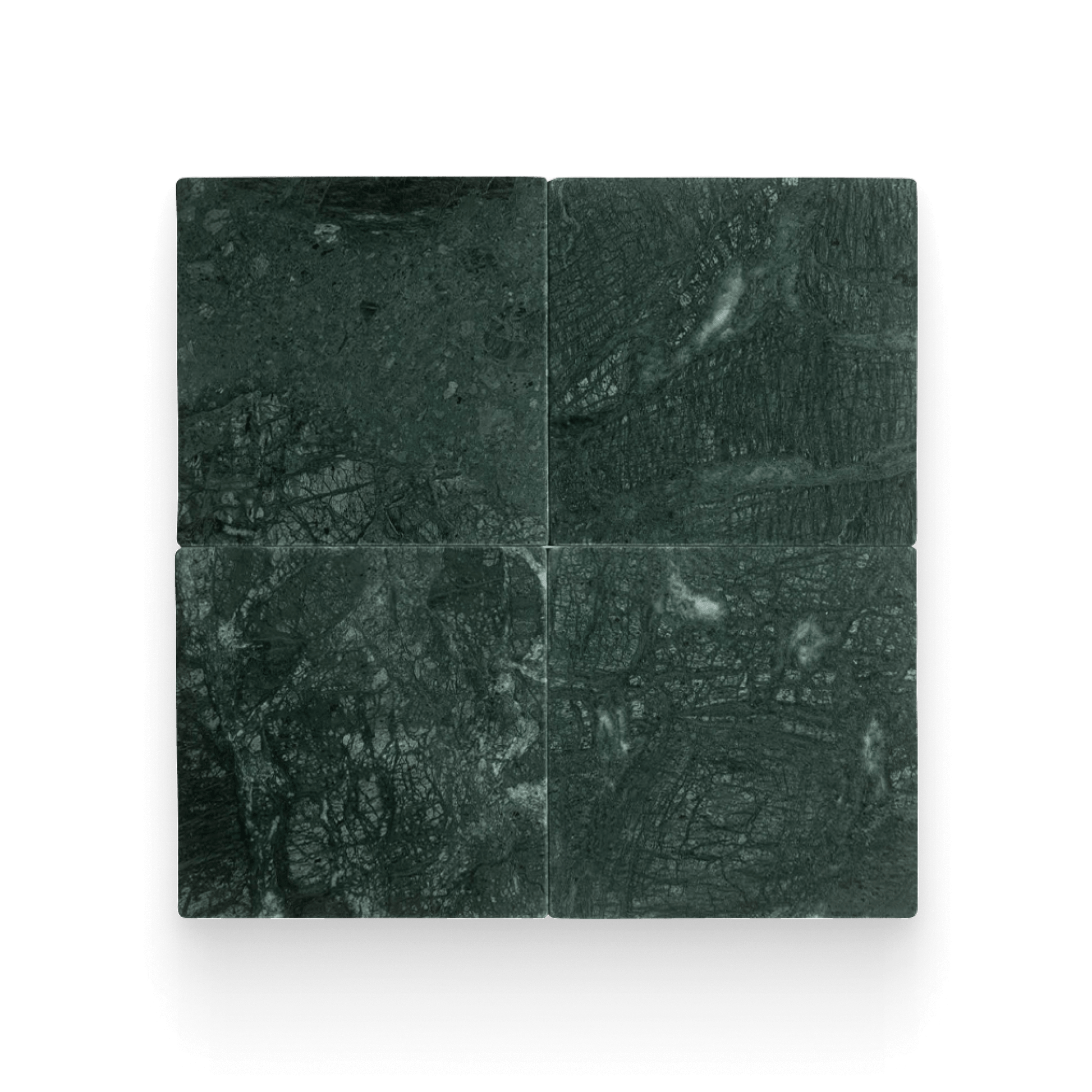 Avant Garde 12x12 Verde Reale Modern Tumbled Square Tile