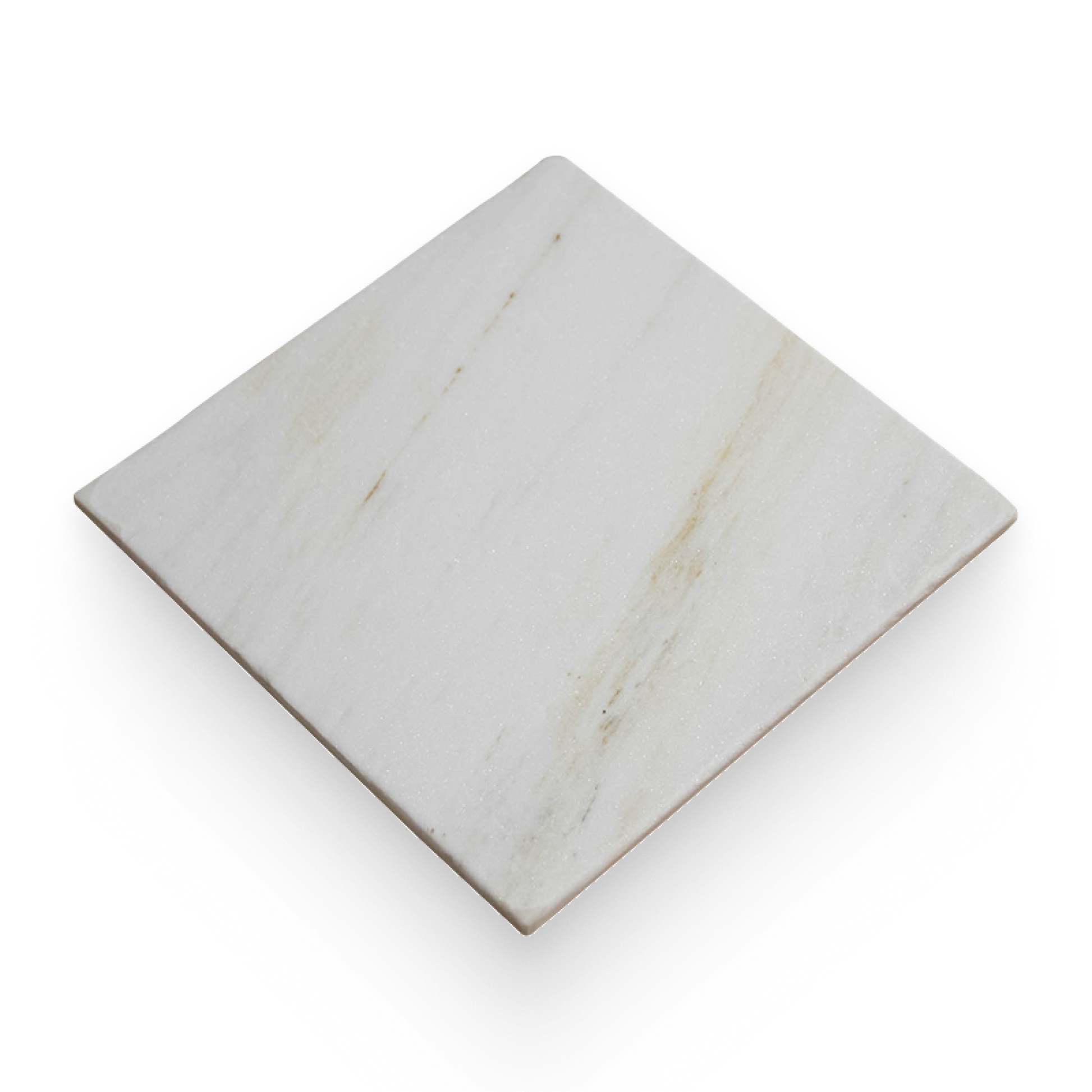 Avant Garde 12x12 Daphne White Modern Tumbled Square Tile