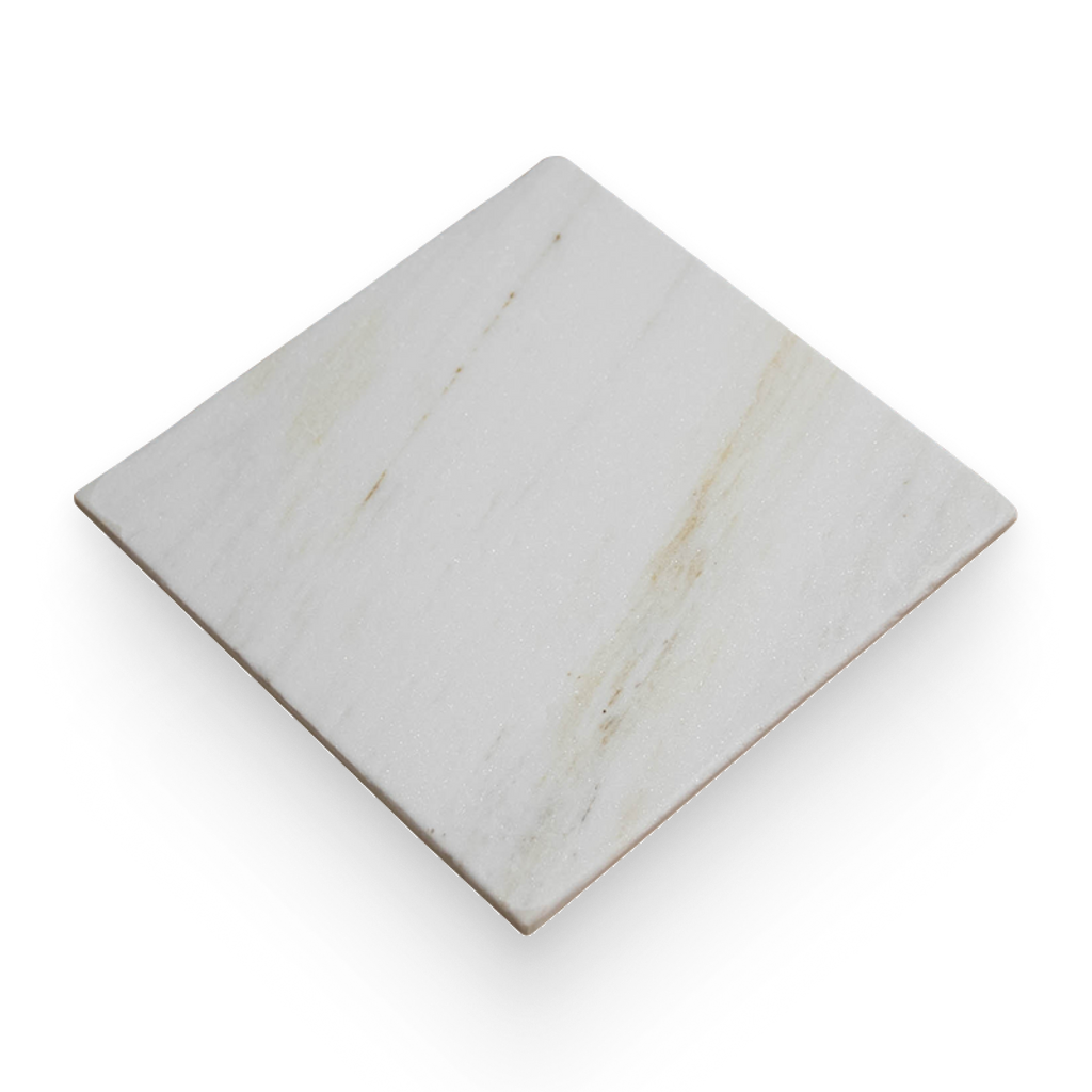 Avant Garde 12x12 Daphne White Modern Tumbled Square Tile
