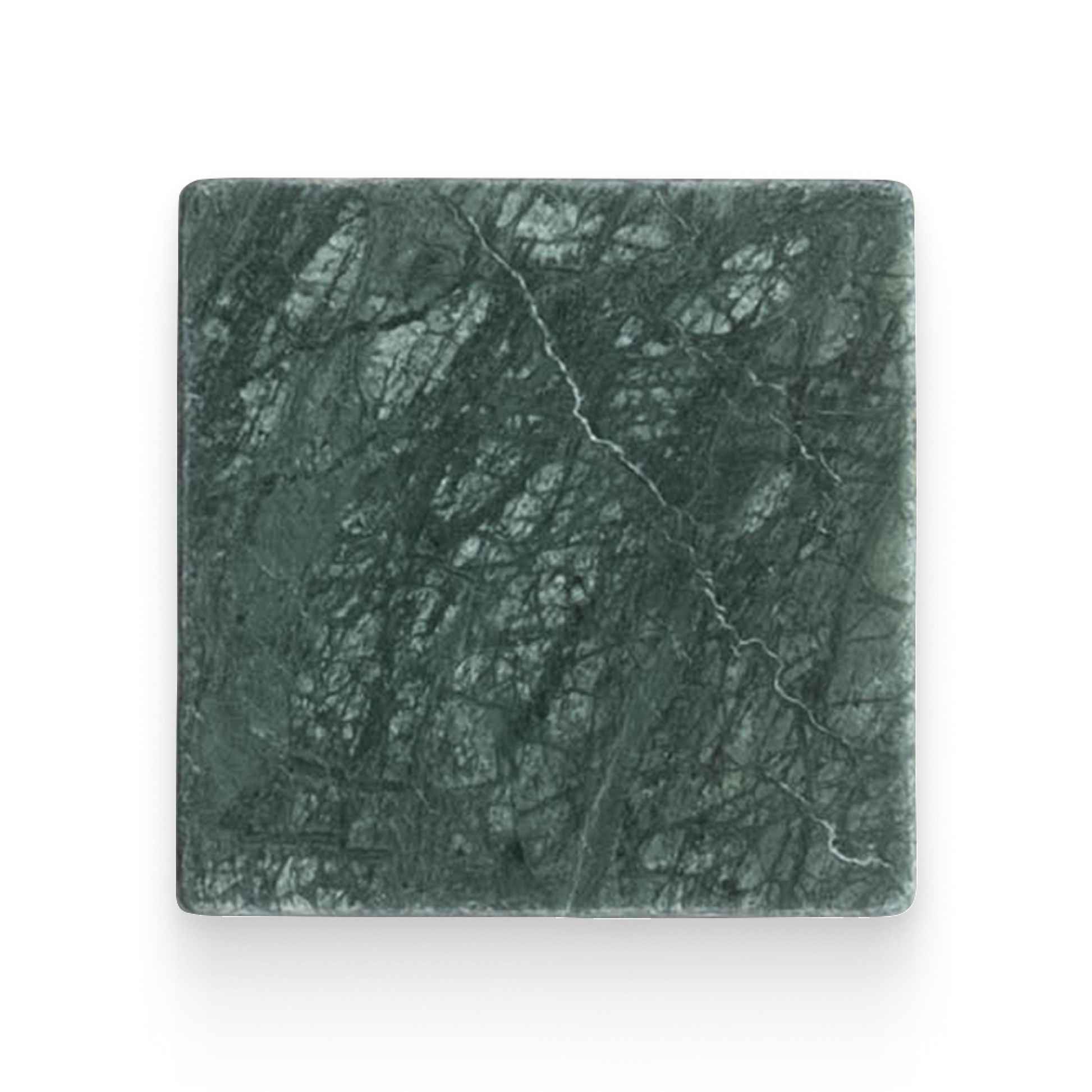 Avant Garde 4x4 Verde Reale Modern Tumbled Square Tile