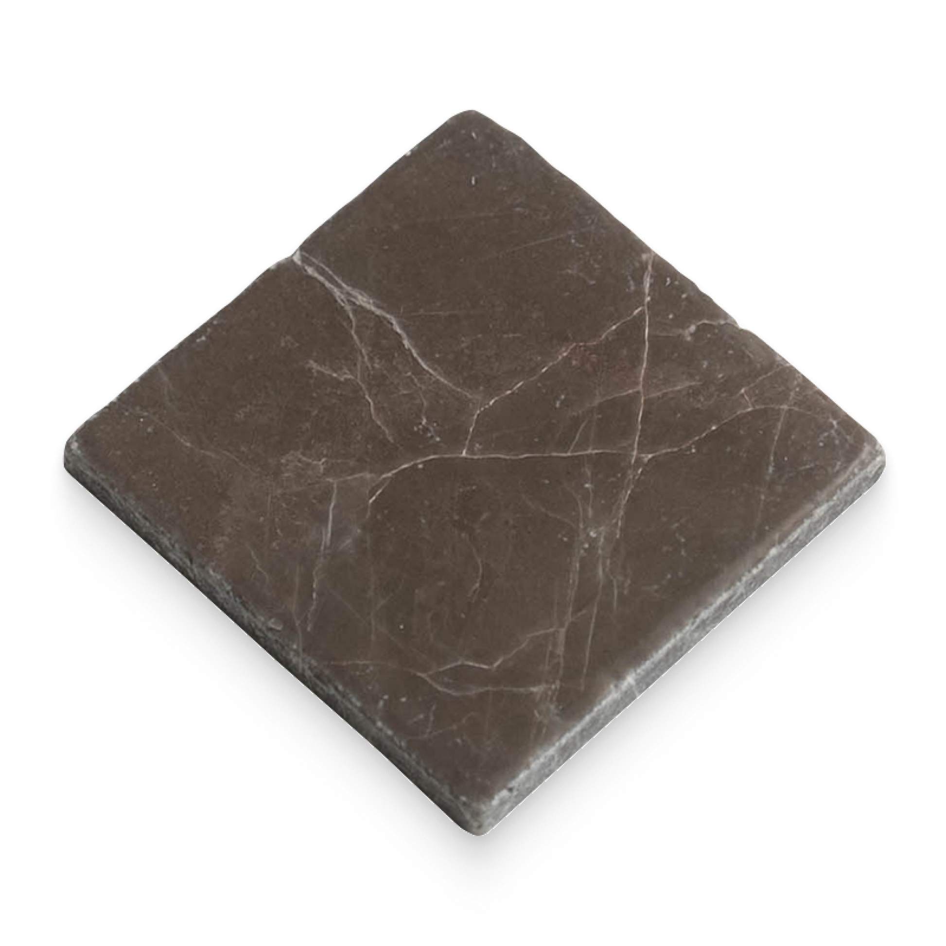 Avant Garde 4x4 Espresso Modern Tumbled Square Tile