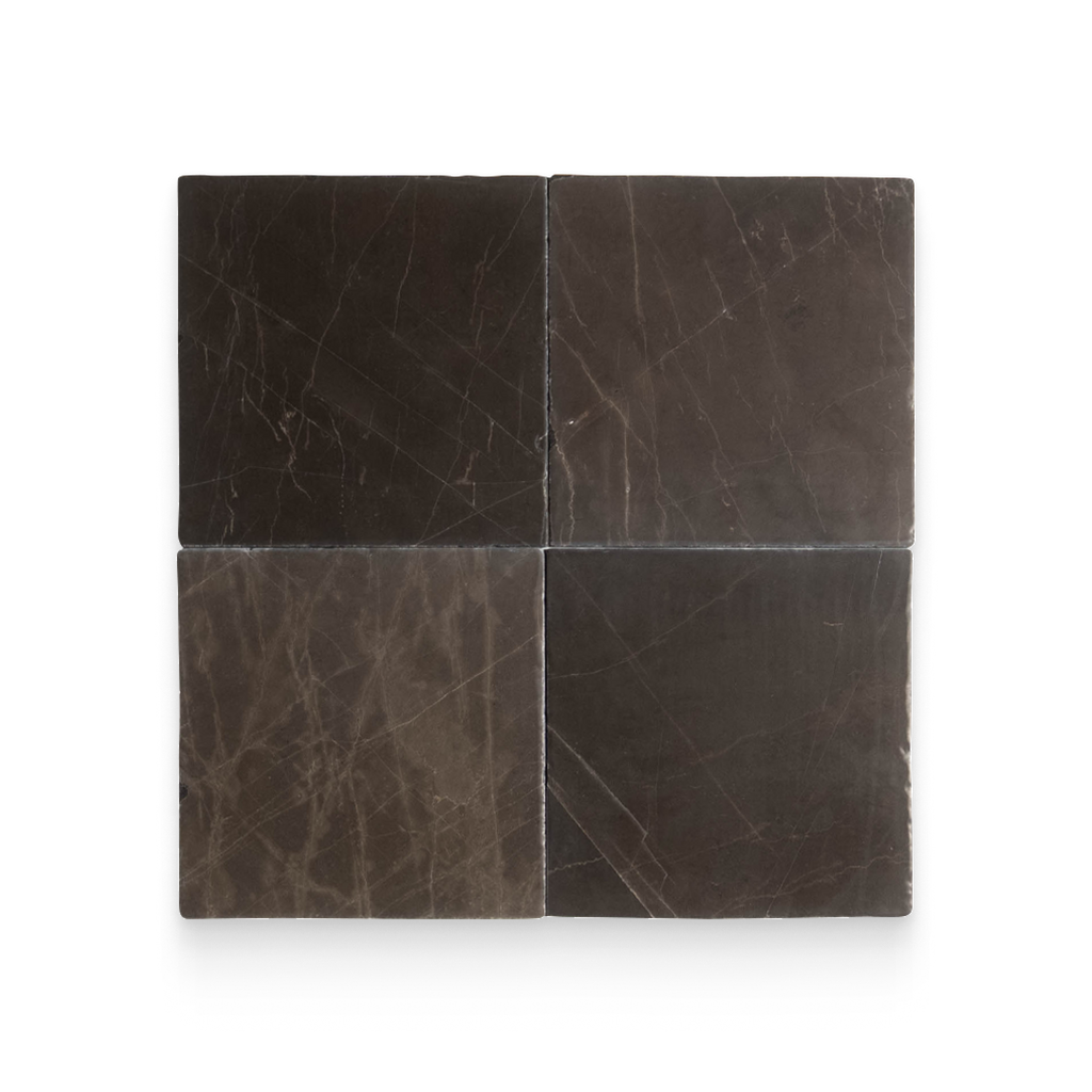 Avant Garde 12x12 Espresso Modern Tumbled Square Tile