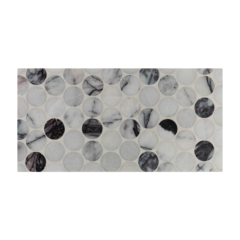 Natural Stone Field Tile and Mosaic Grouted Board Bundle