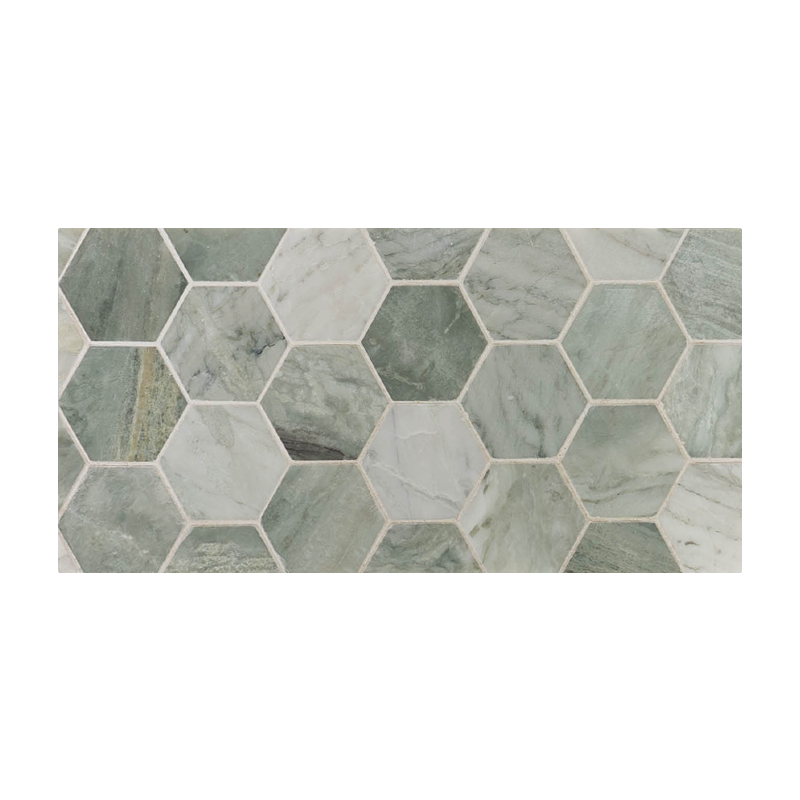 Natural Stone Field Tile and Mosaic Grouted Board Bundle