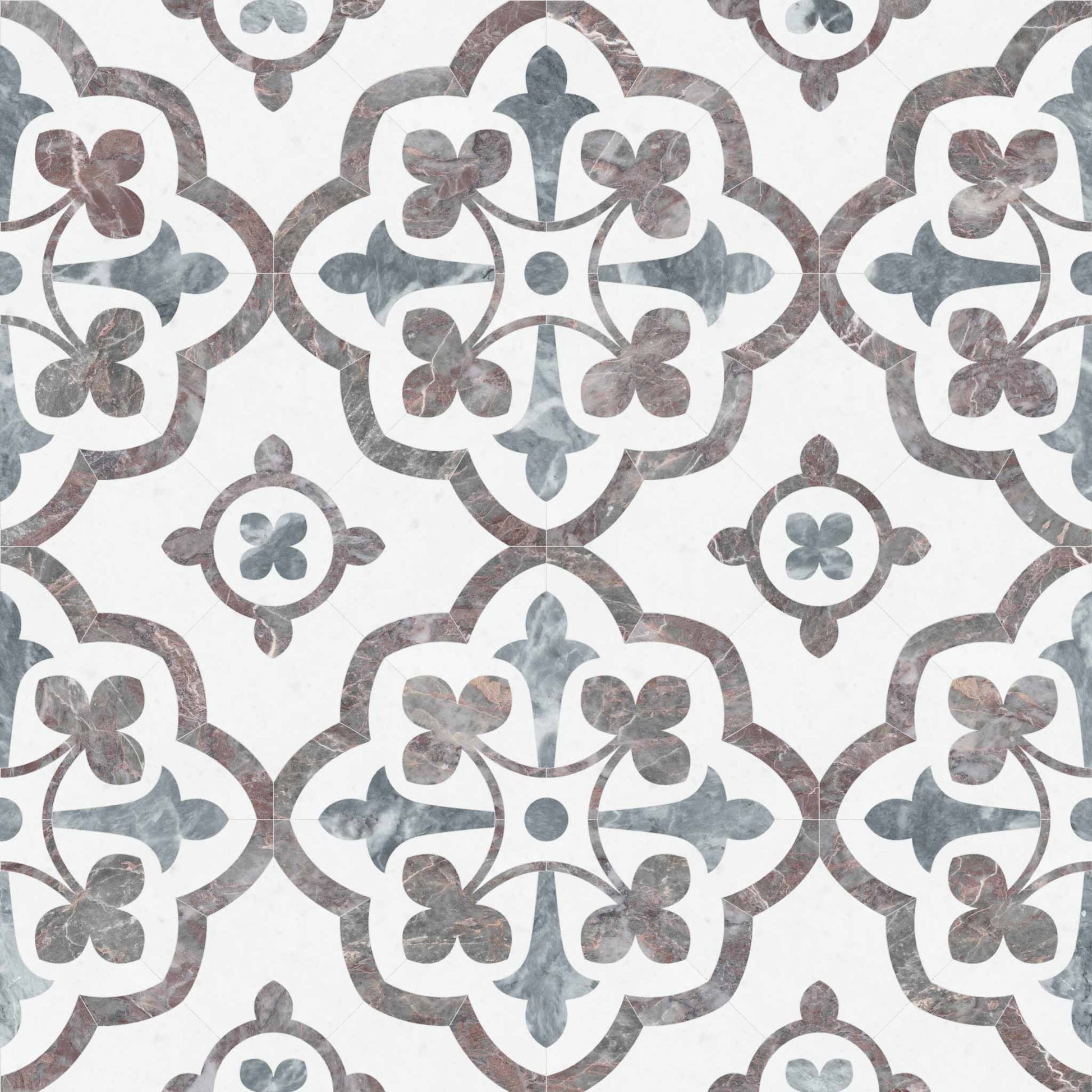 Grace Blush Honed Mosaic