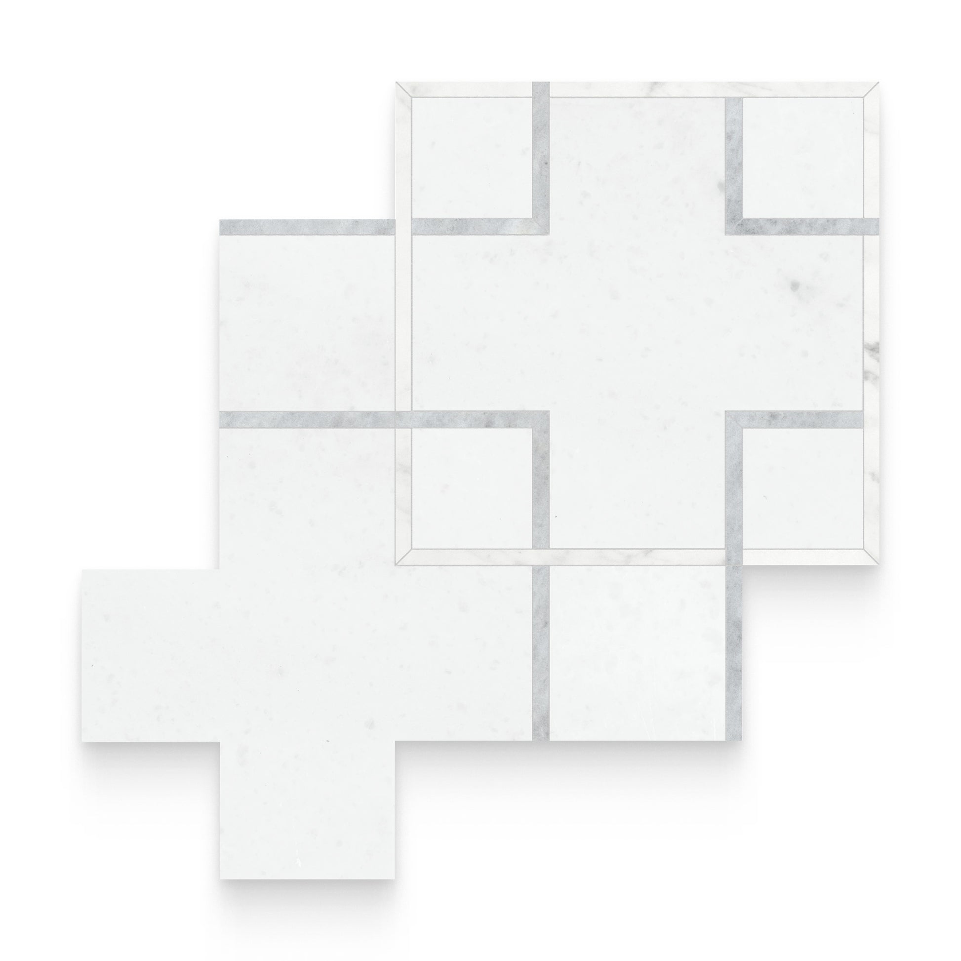 Interlace Dove Honed Mosaic