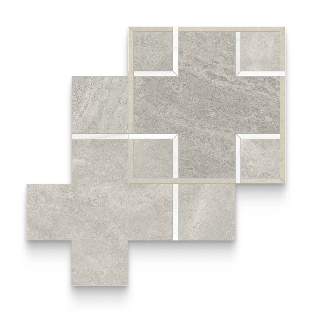 Interlace Clay Honed Mosaic