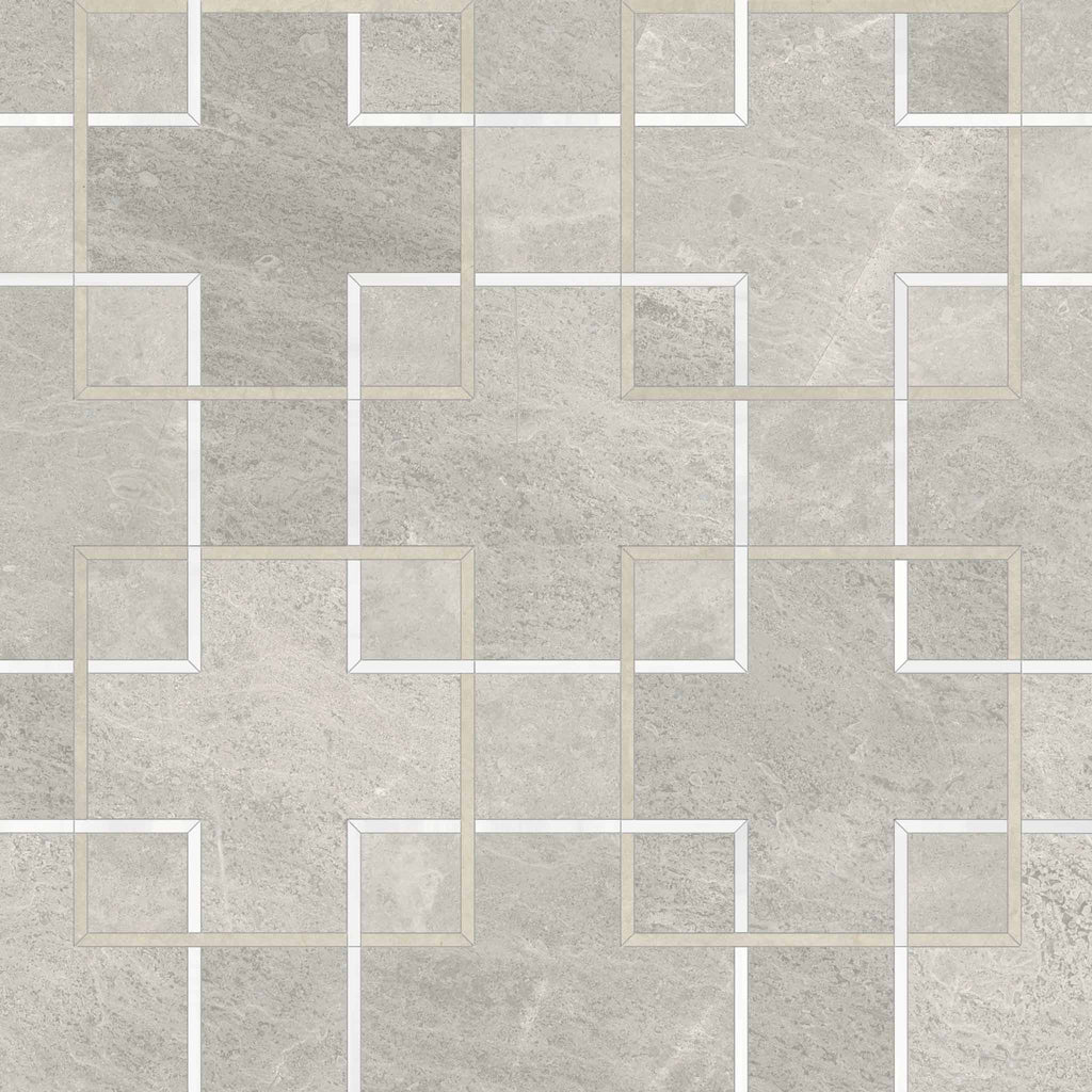 Interlace Clay Honed Mosaic