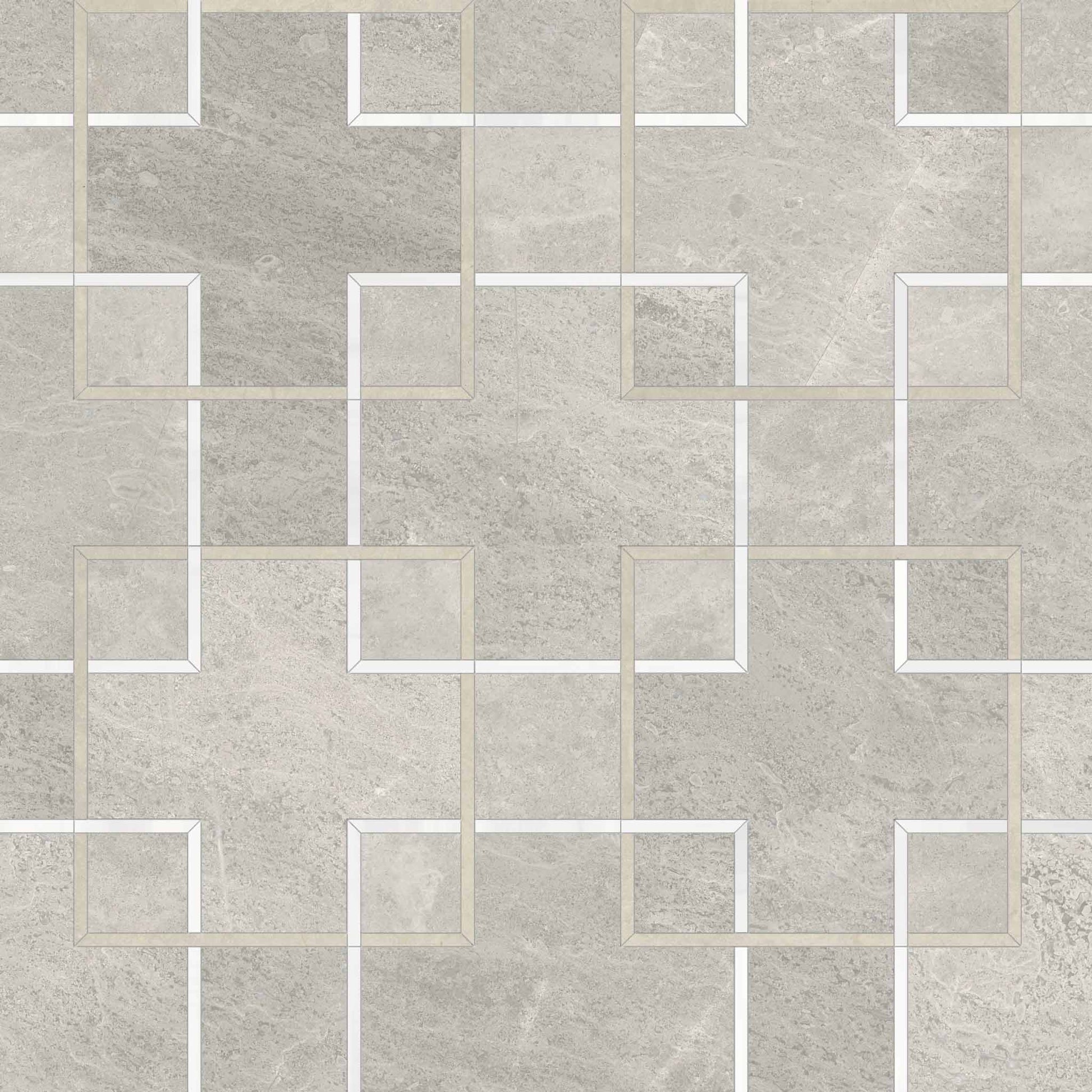 Interlace Clay Honed Mosaic