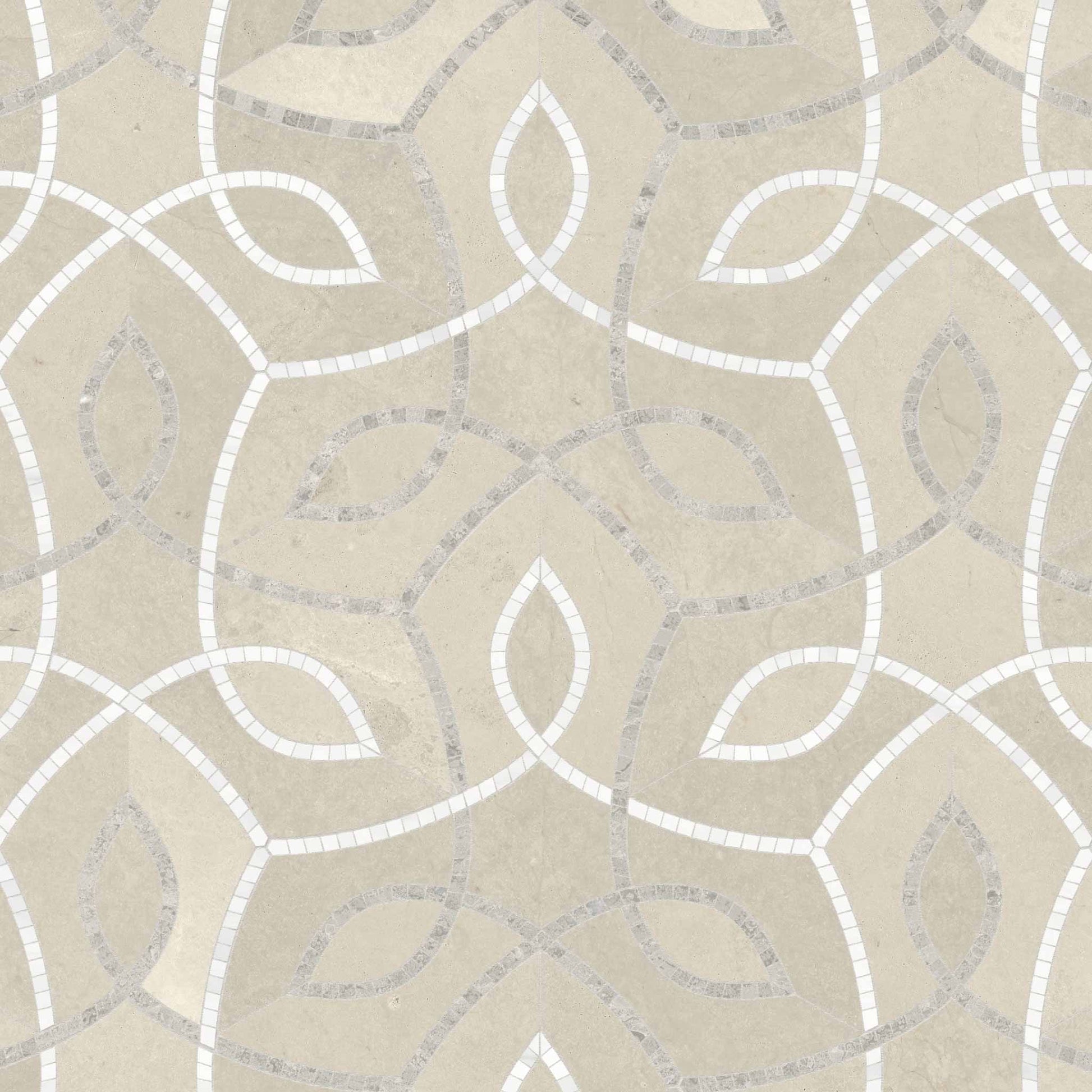 Ivy Trail Clay Honed Mosaic