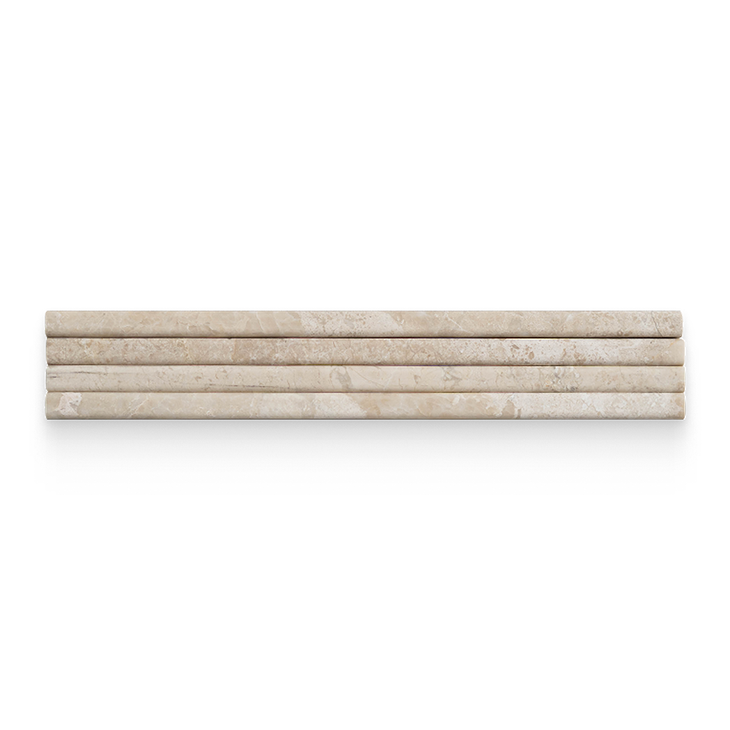 0.5x12 Imperial Beige Honed Pencil Trim