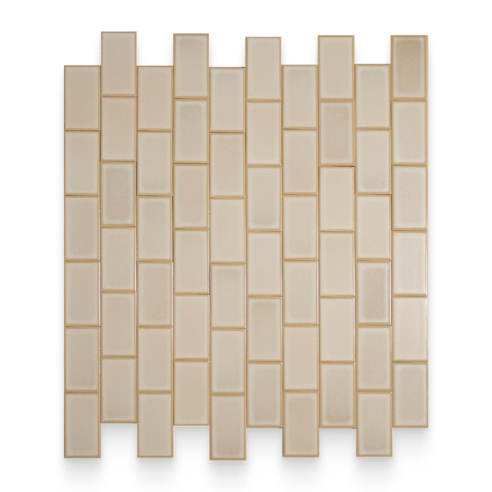 Koi 2.5x4.25 Latte Matte Rectangle Tile