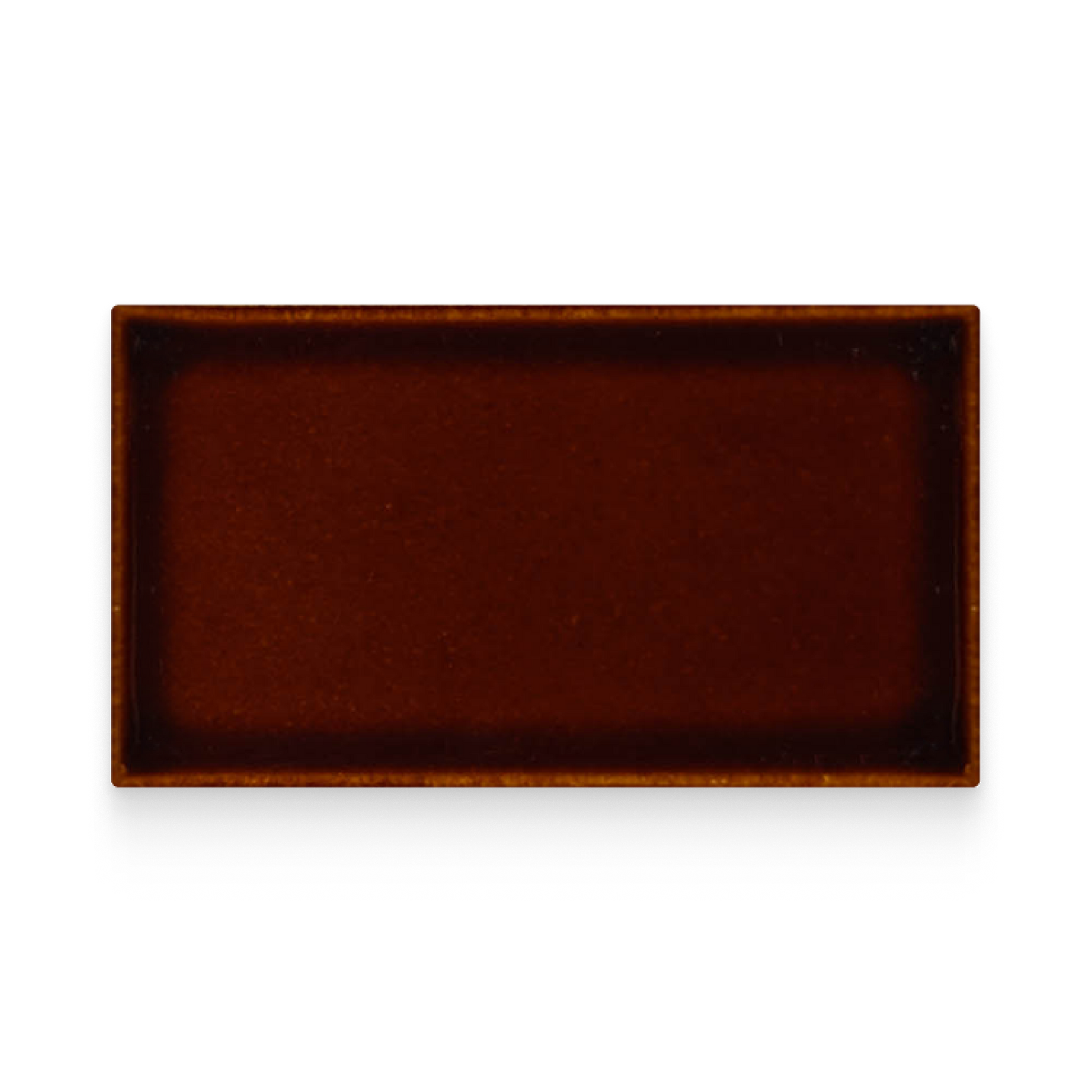 Koi 2.5x4.25 Tea Leaves Glossy Rectangle Tile