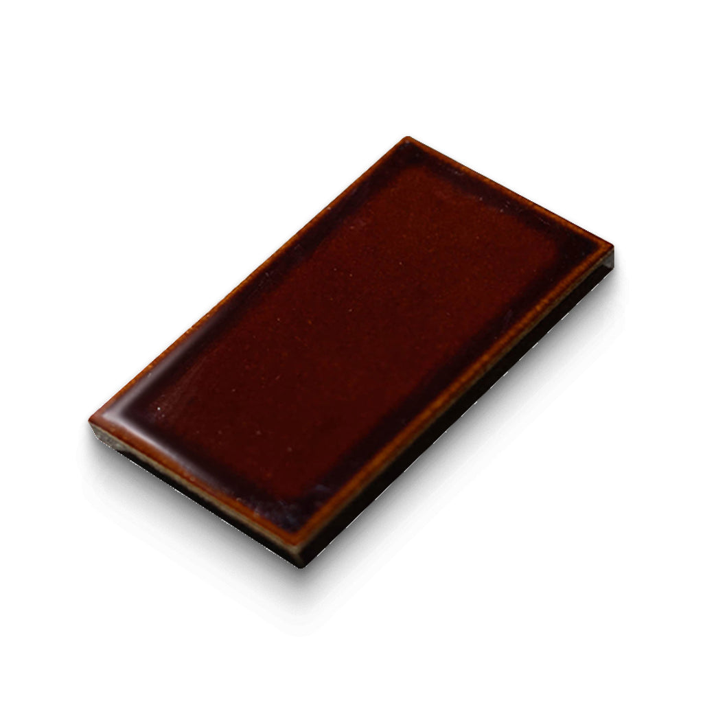 Koi 2.5x4.25 Tea Leaves Glossy Rectangle Tile