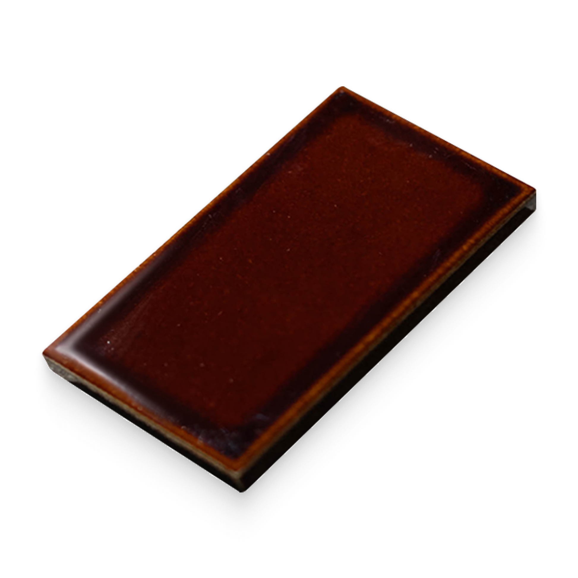 Koi 2.5x4.25 Tea Leaves Glossy Rectangle Tile