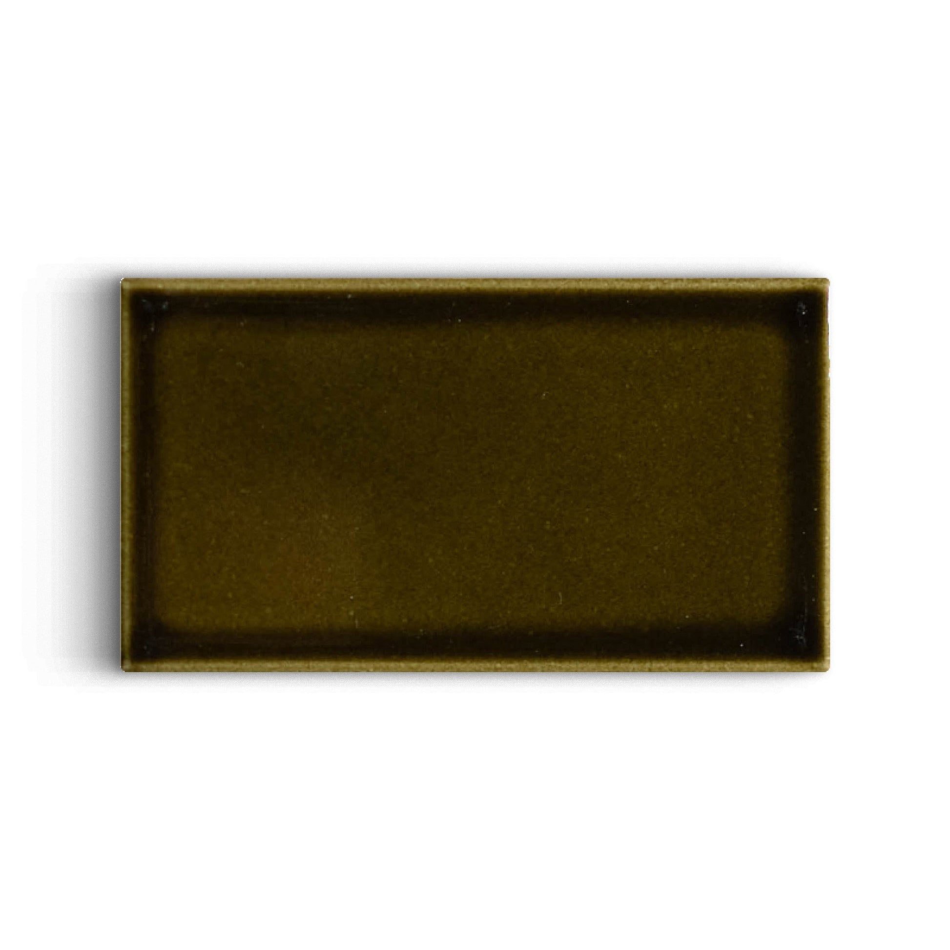 Koi 2.5x4.25 Olive Glossy Rectangle Tile