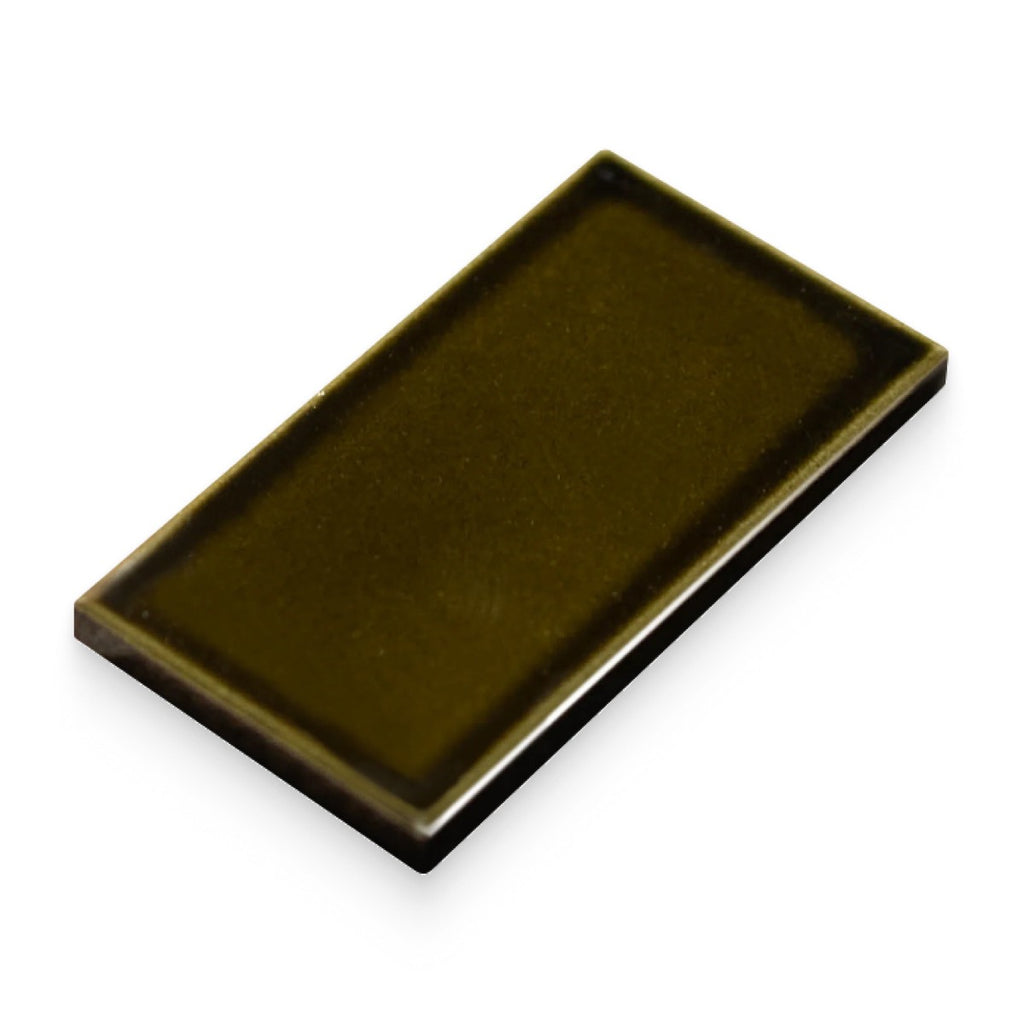 2.5x4.25 Olive Glossy Rectangle Tile
