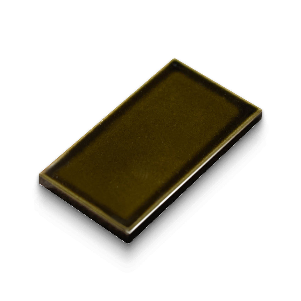 Koi 2.5x4.25 Olive Glossy Rectangle Tile