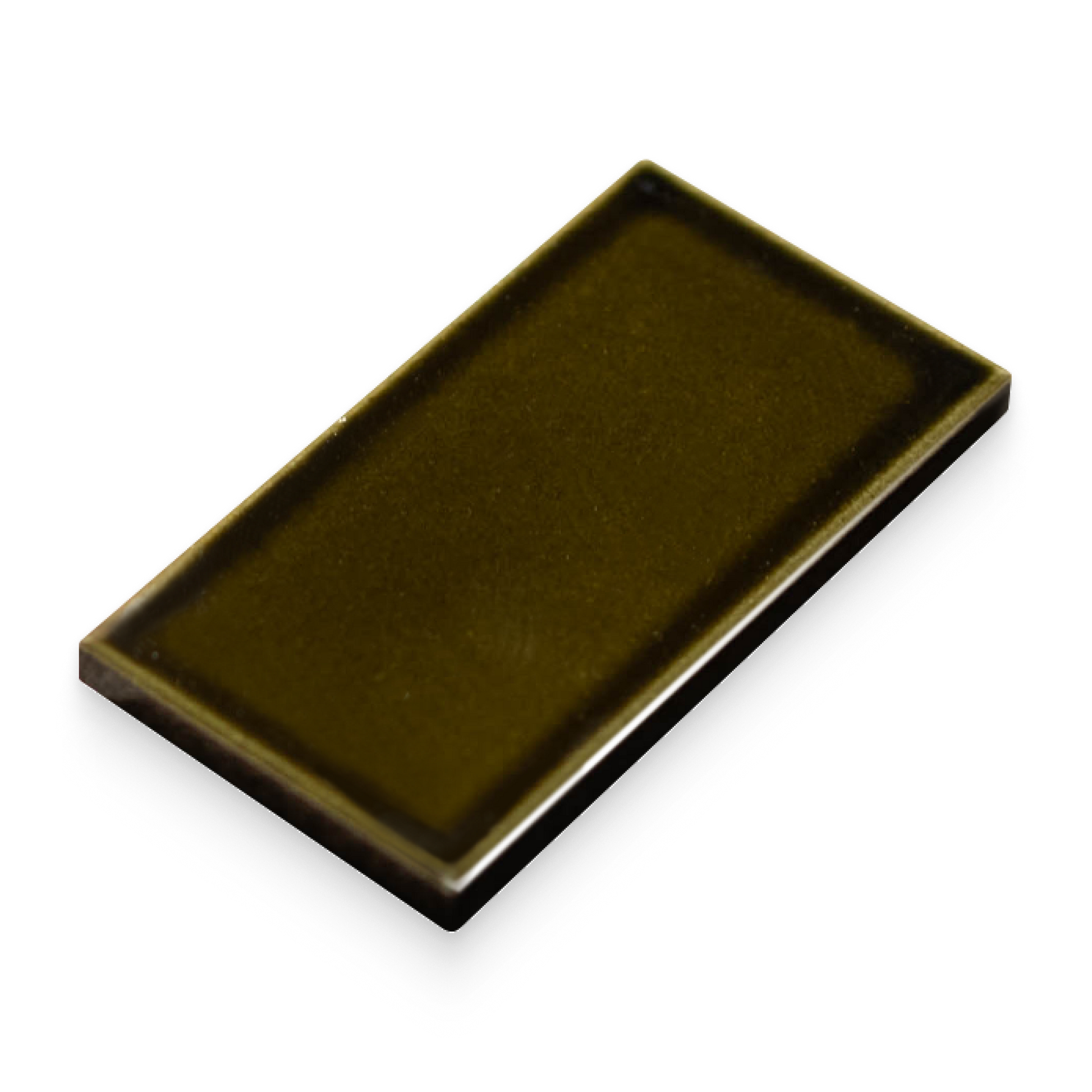 Koi 2.5x4.25 Olive Glossy Rectangle Tile