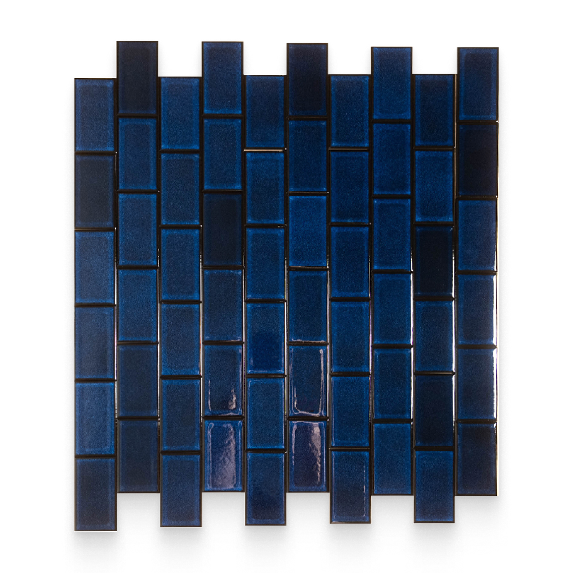 Koi 2.5x4.25 Ocean Glossy Rectangle Tile