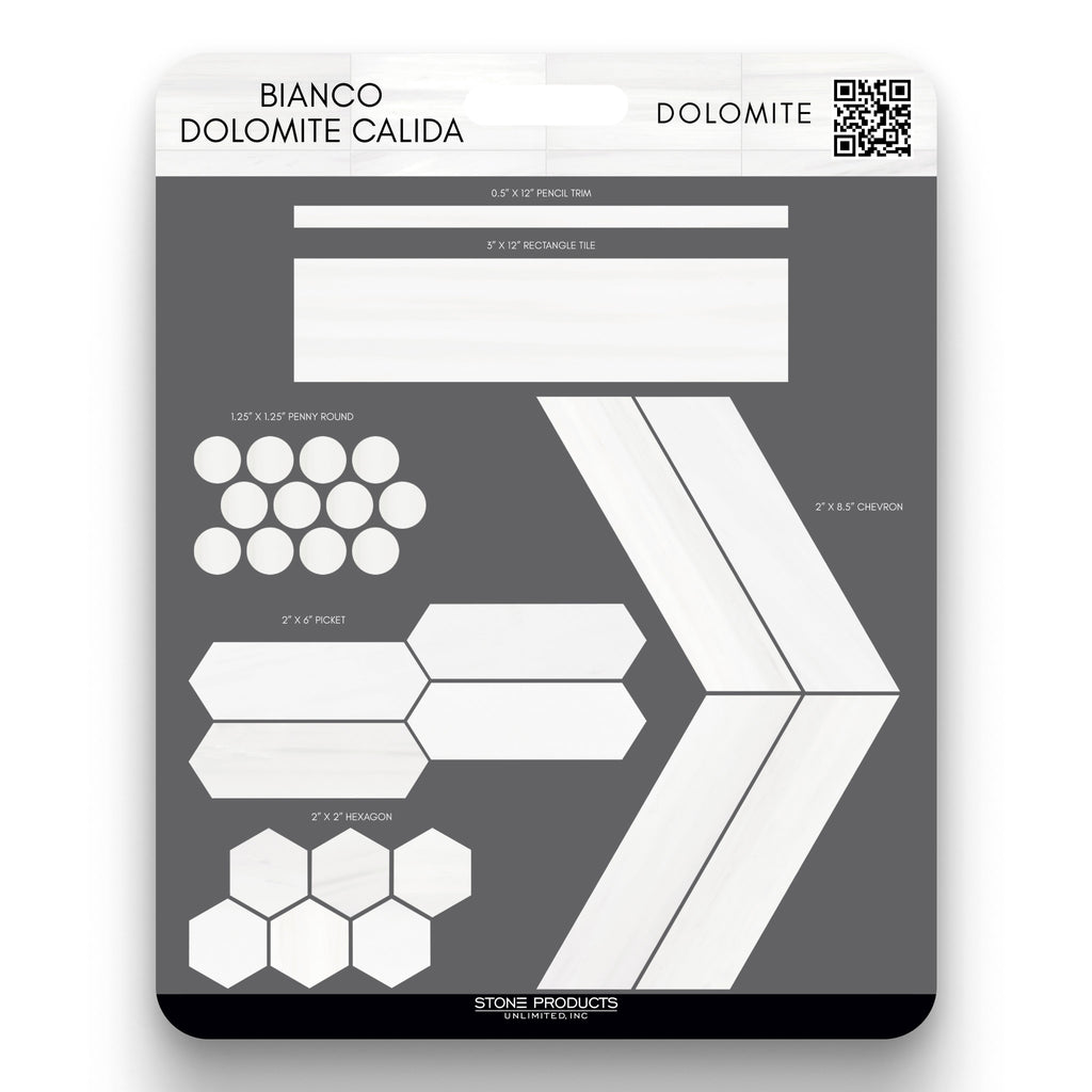 Bianco Dolomite Calida 19x24 Library Board