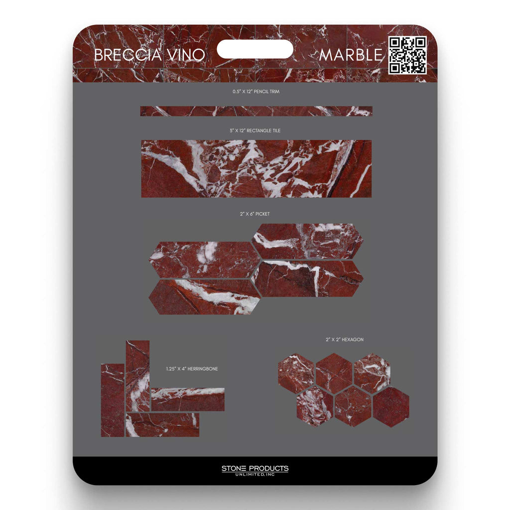 Breccia Vino 19x24 Library Board