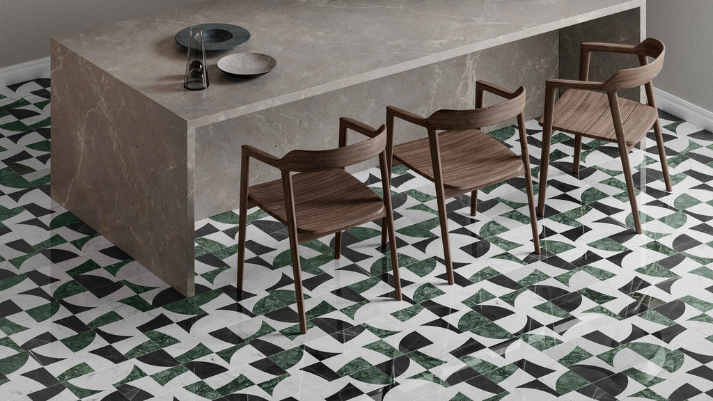 Lunar Pine Polished Mosaic