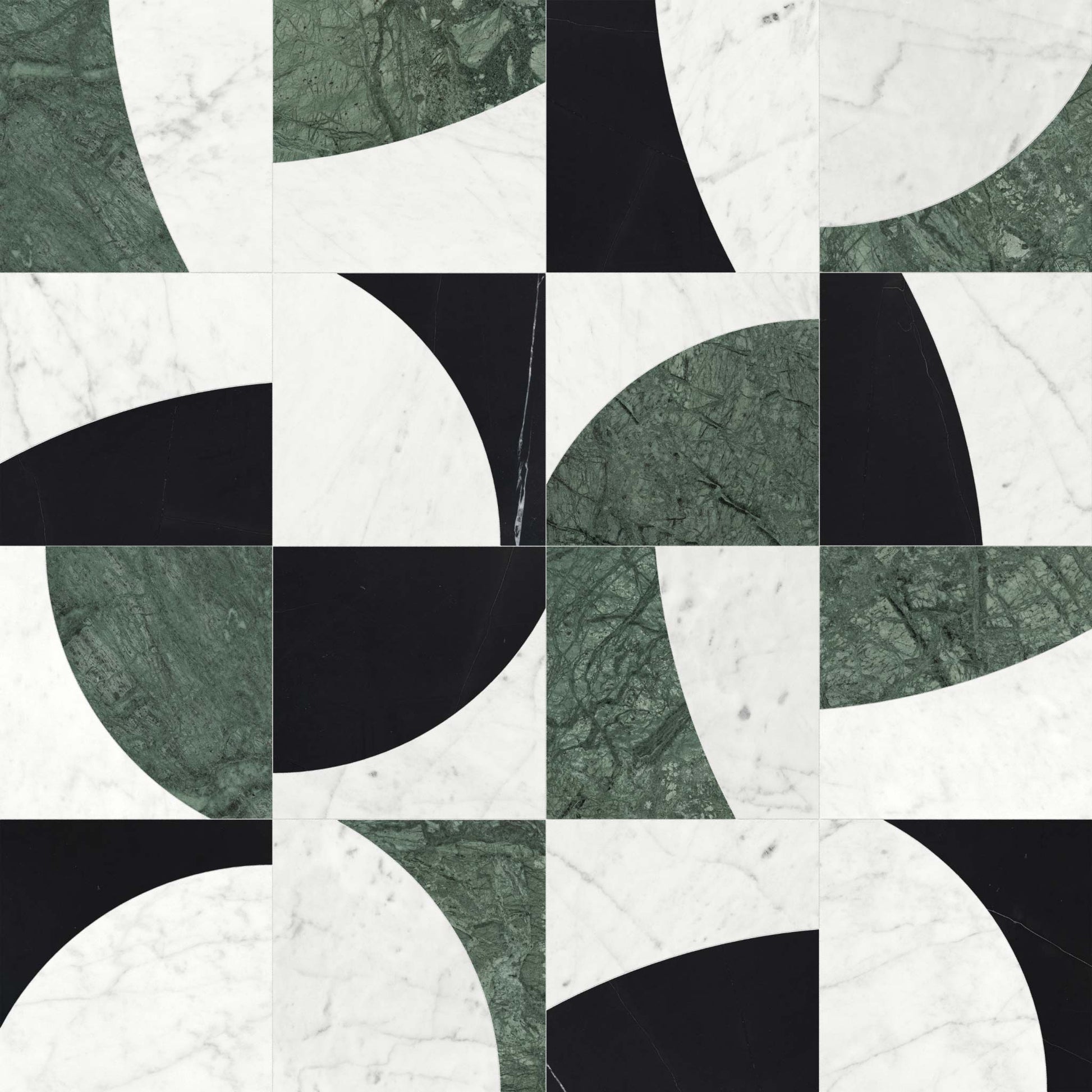 Lunar Pine Polished Mosaic