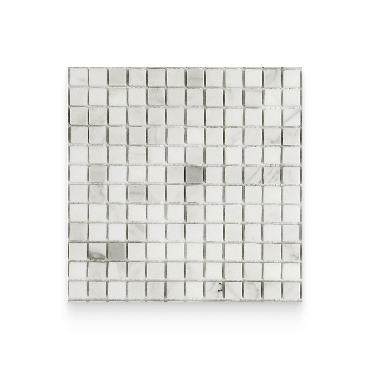 1x1 Calacatta Gold Honed Square Mosaic